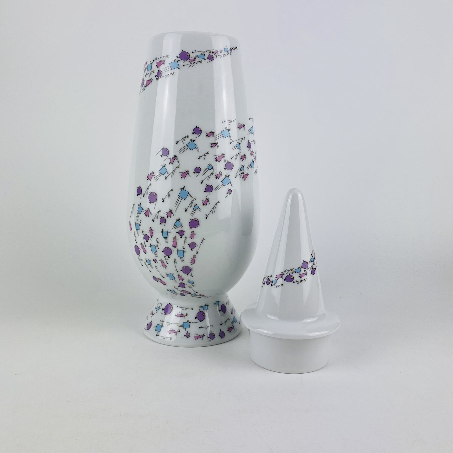 Alessi Tendentse Vase by Giorgio Rava for Alessandro Mendini 100% Make-up series - No. 69