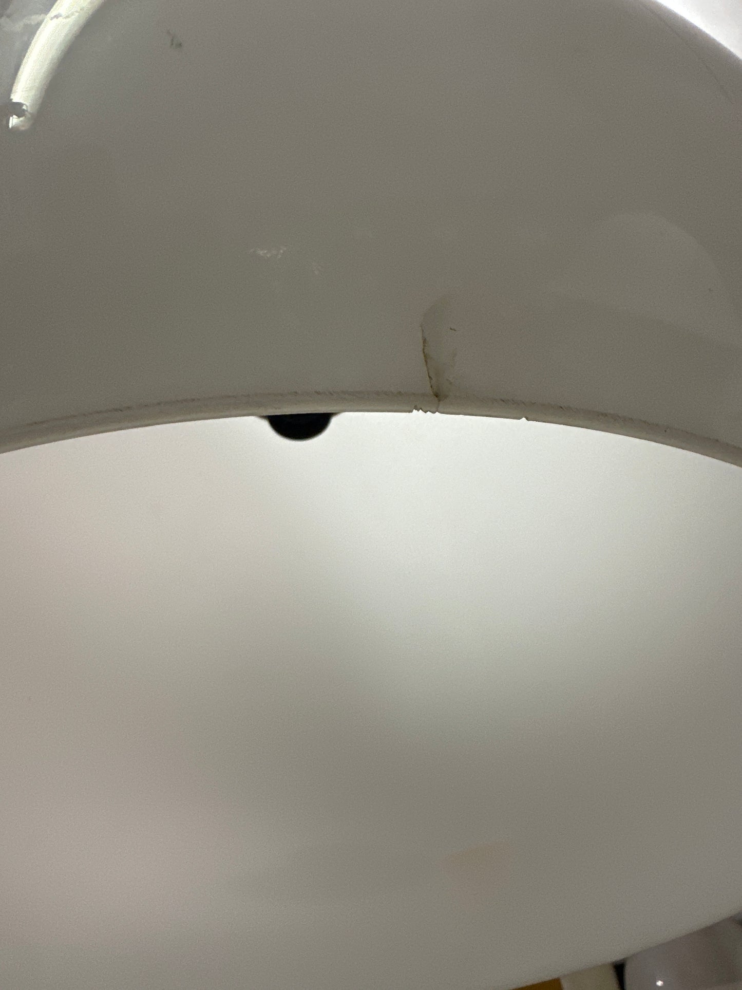 White JOLLY pendant lamp by Luigi Massoni for iGuzzini 1970