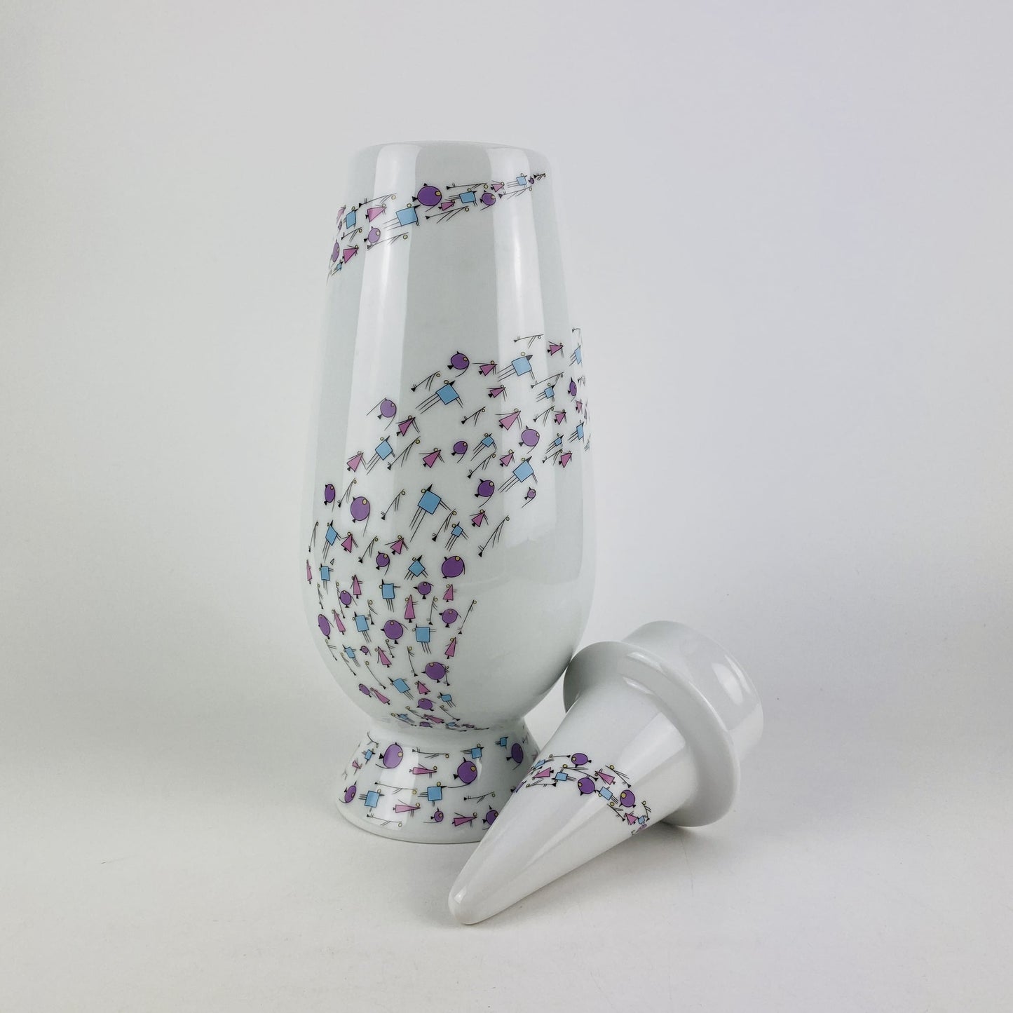 Alessi Tendentse Vase by Giorgio Rava for Alessandro Mendini 100% Make-up series - No. 69