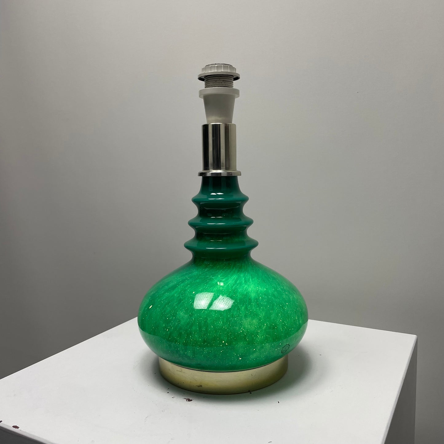 Galaxy green table lamp by Peill & Putzler 1960