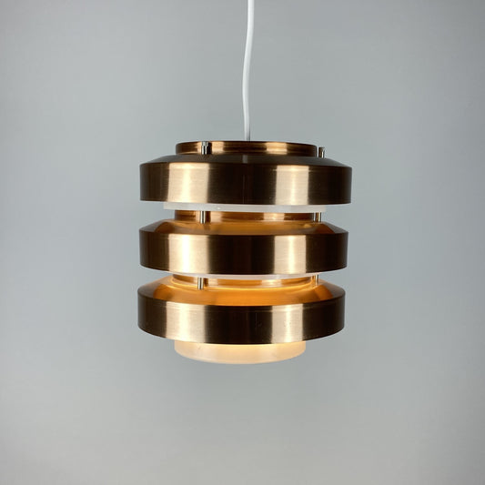 Pendant light made by VEB Metalldrücker Halle from DDR (East-germany) 1970