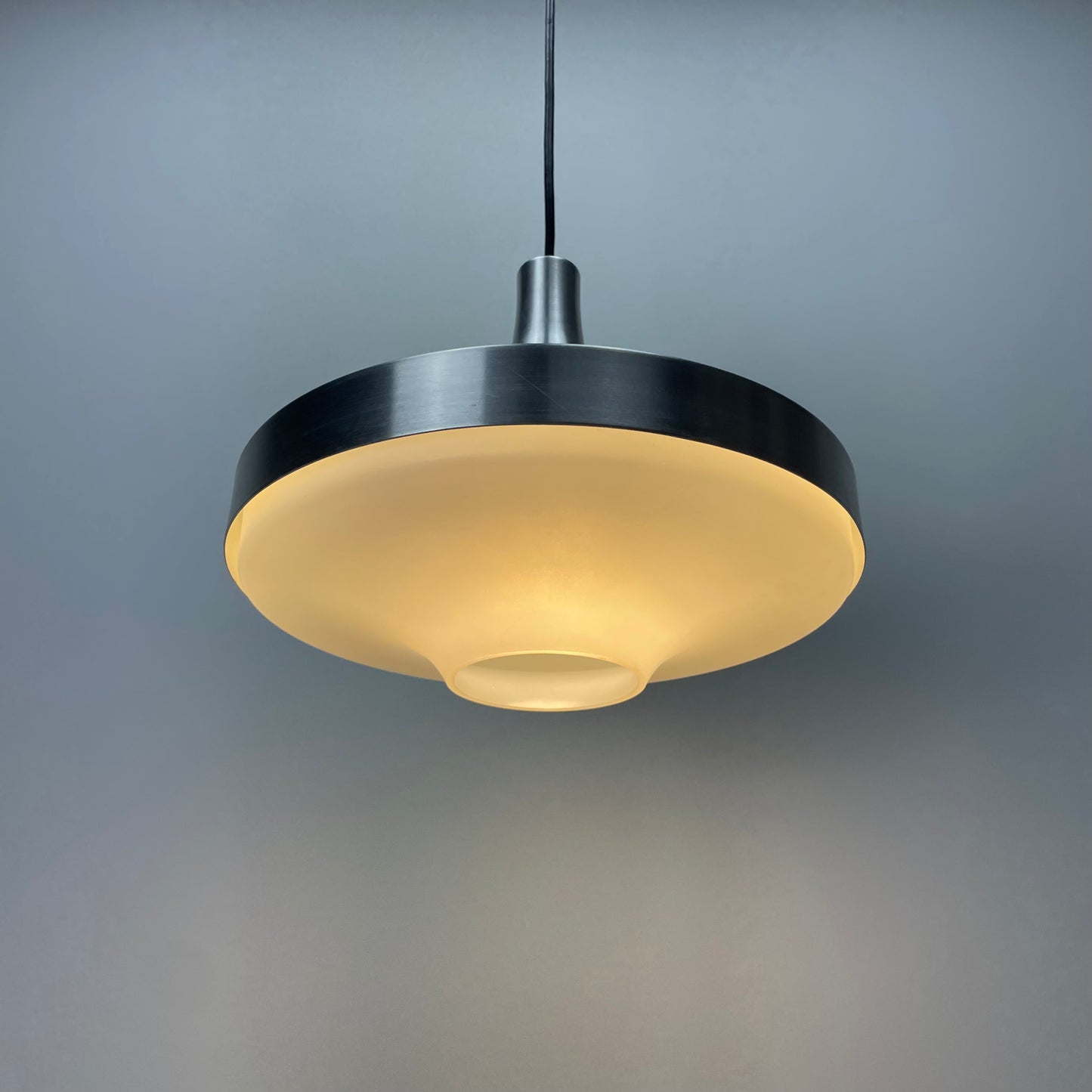 UFO pendant light by Doria Leuchten 1960
