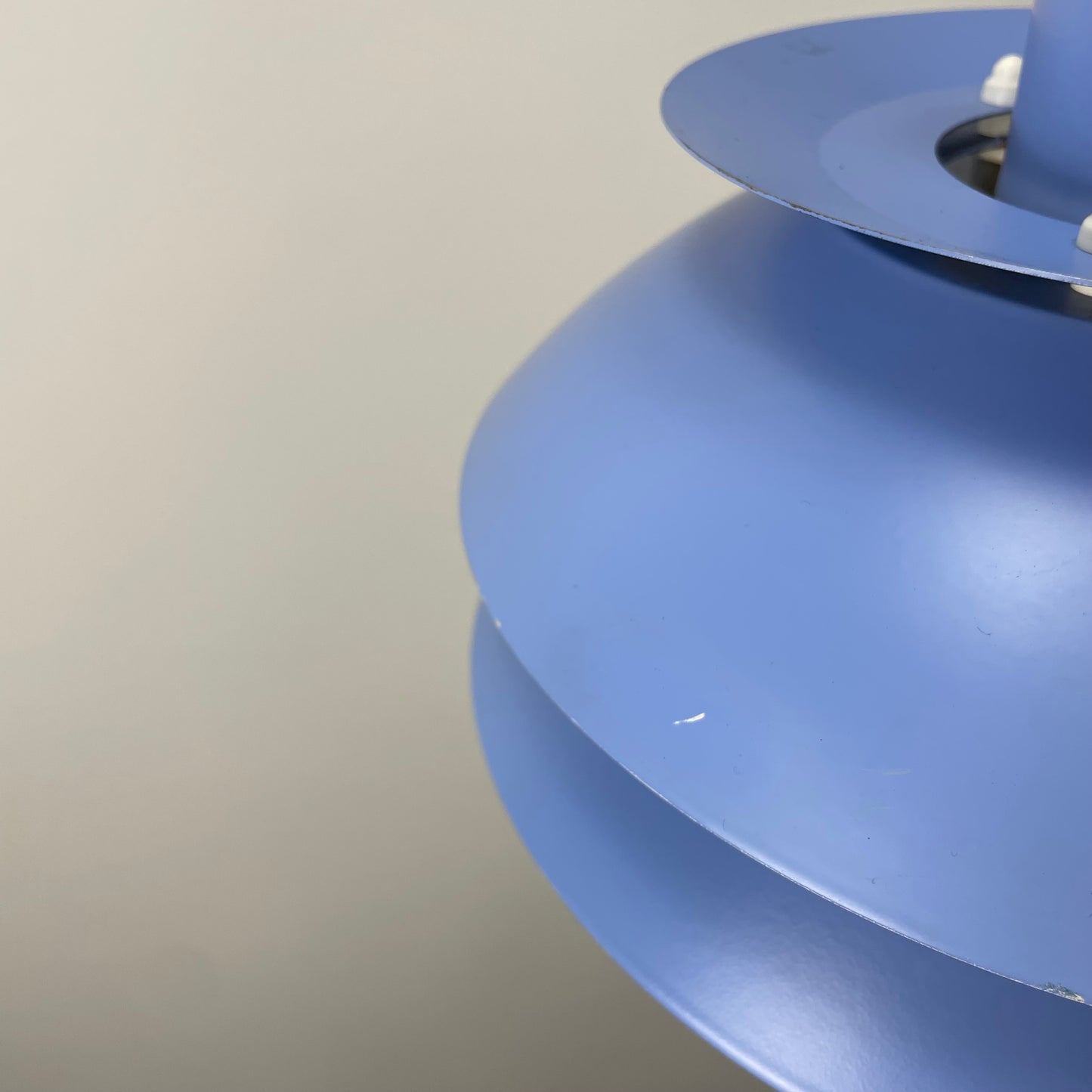 Purple metal pendant light by HORN Lighting, Denmark 1970