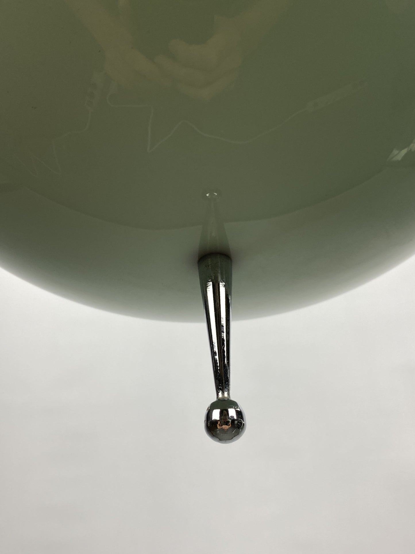 Italian space age plexiglass sphere pendant light by from 1960
