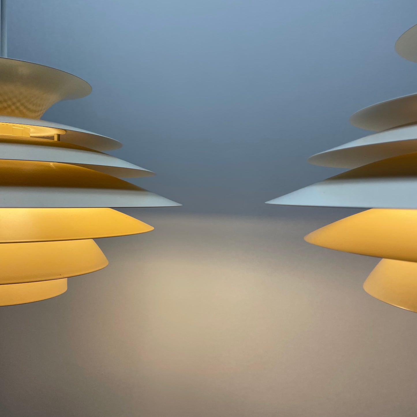 Pair of Danish GRANNY pendant lamps by Design Light 1970