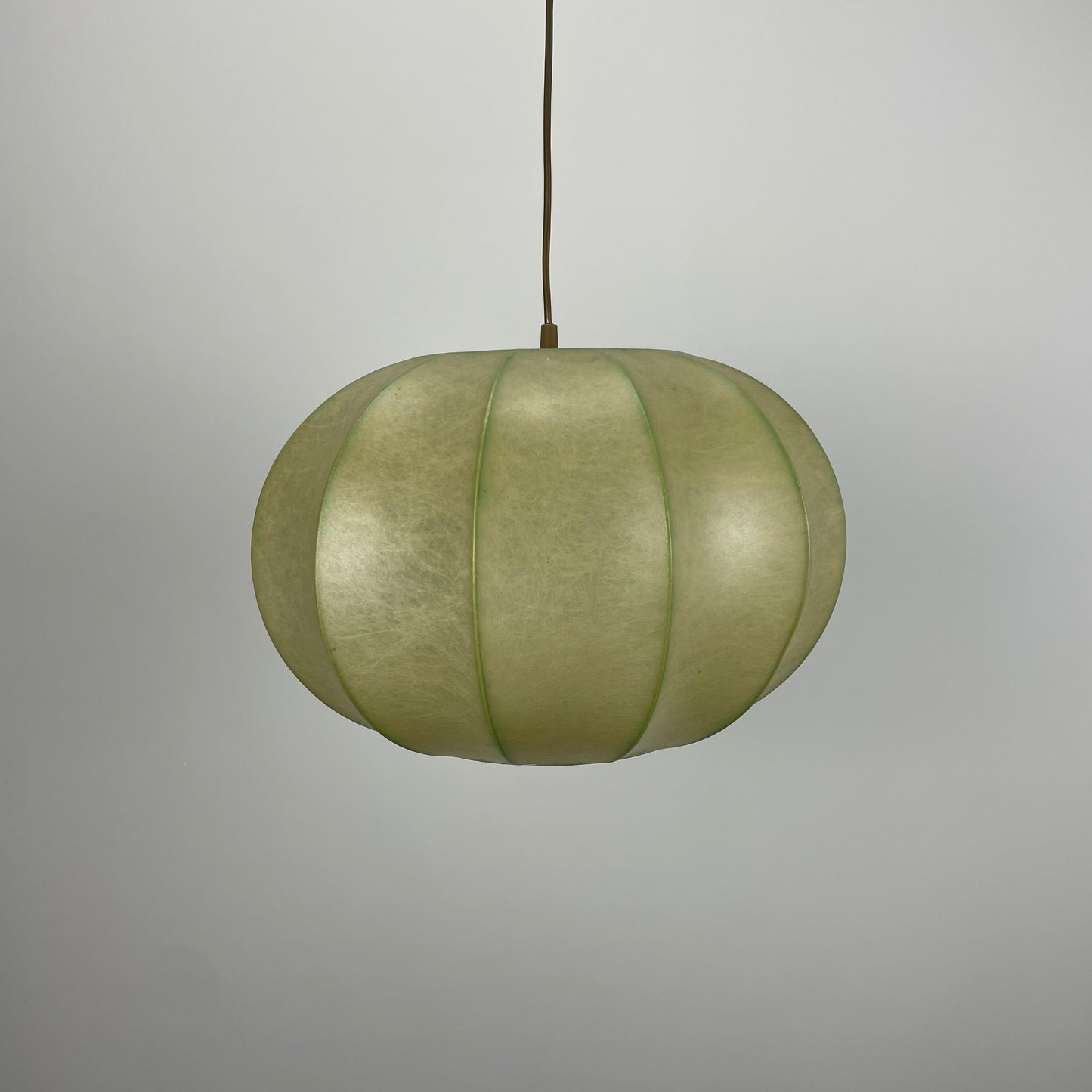 Large cocoon pendant lamp by Gimba Leuchten 1960
