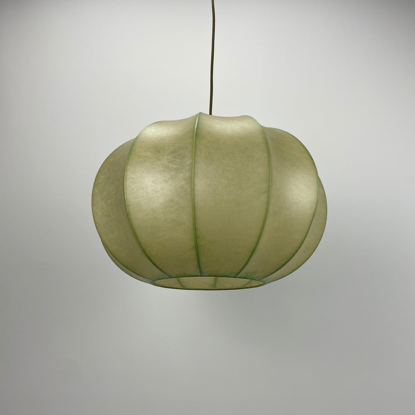 Large cocoon pendant lamp by Gimba Leuchten 1960