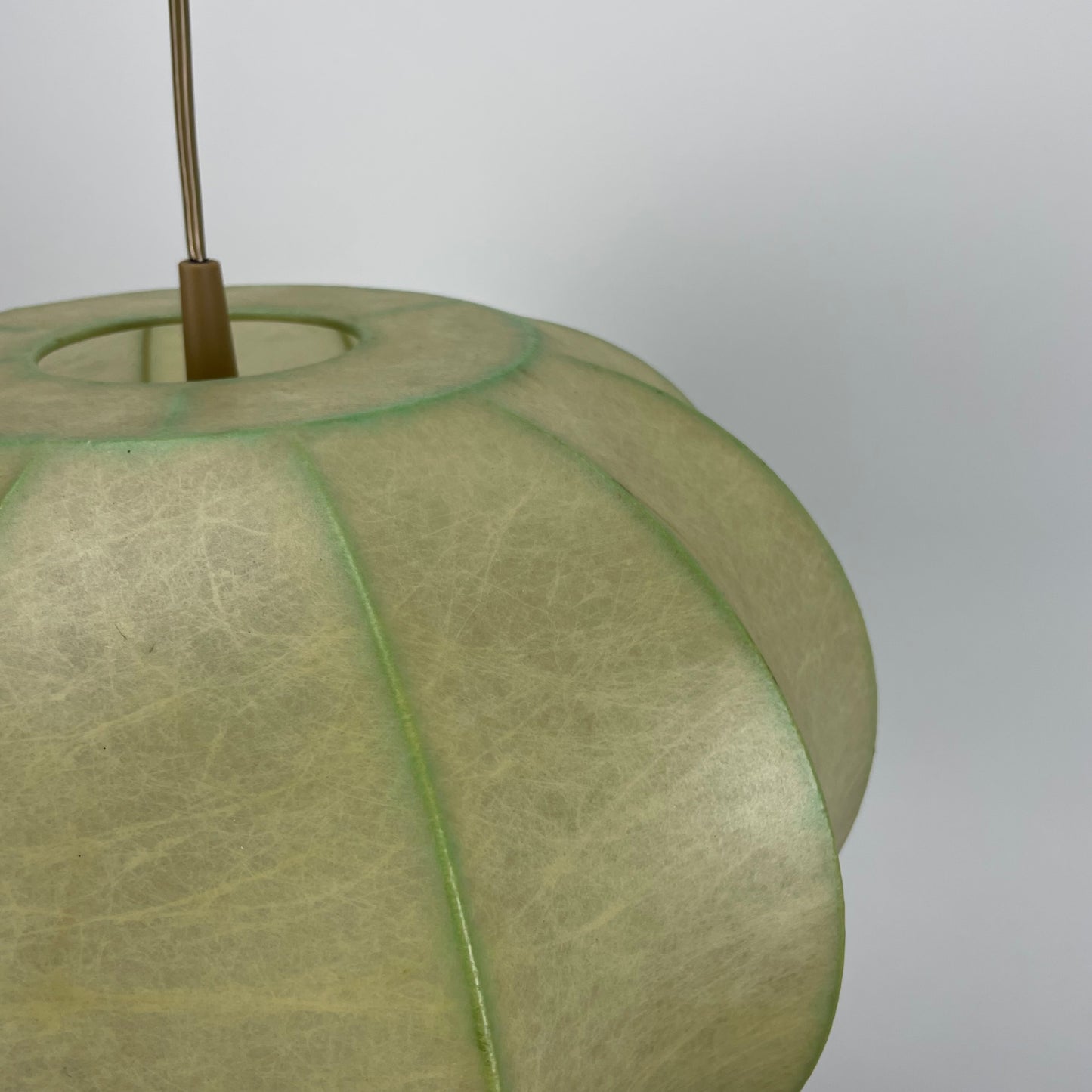 Large cocoon pendant lamp by Gimba Leuchten 1960