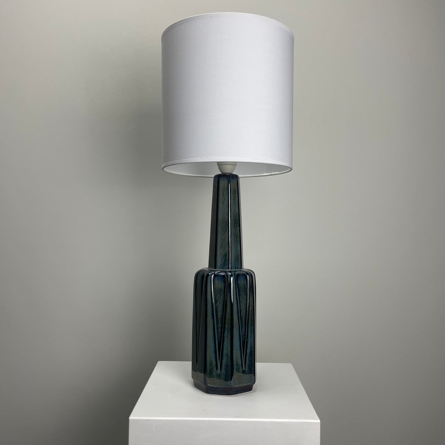 Large ceramic table lamp 1033 by Søholm Denmark Stentoj 1960