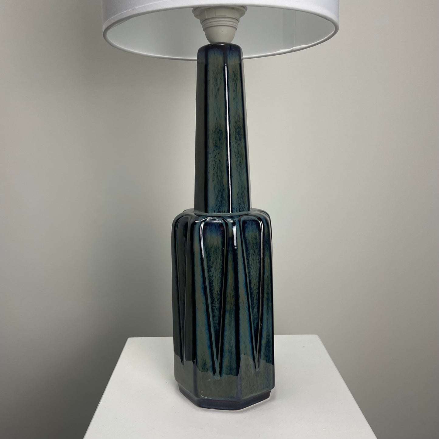 Large ceramic table lamp 1033 by Søholm Denmark Stentoj 1960