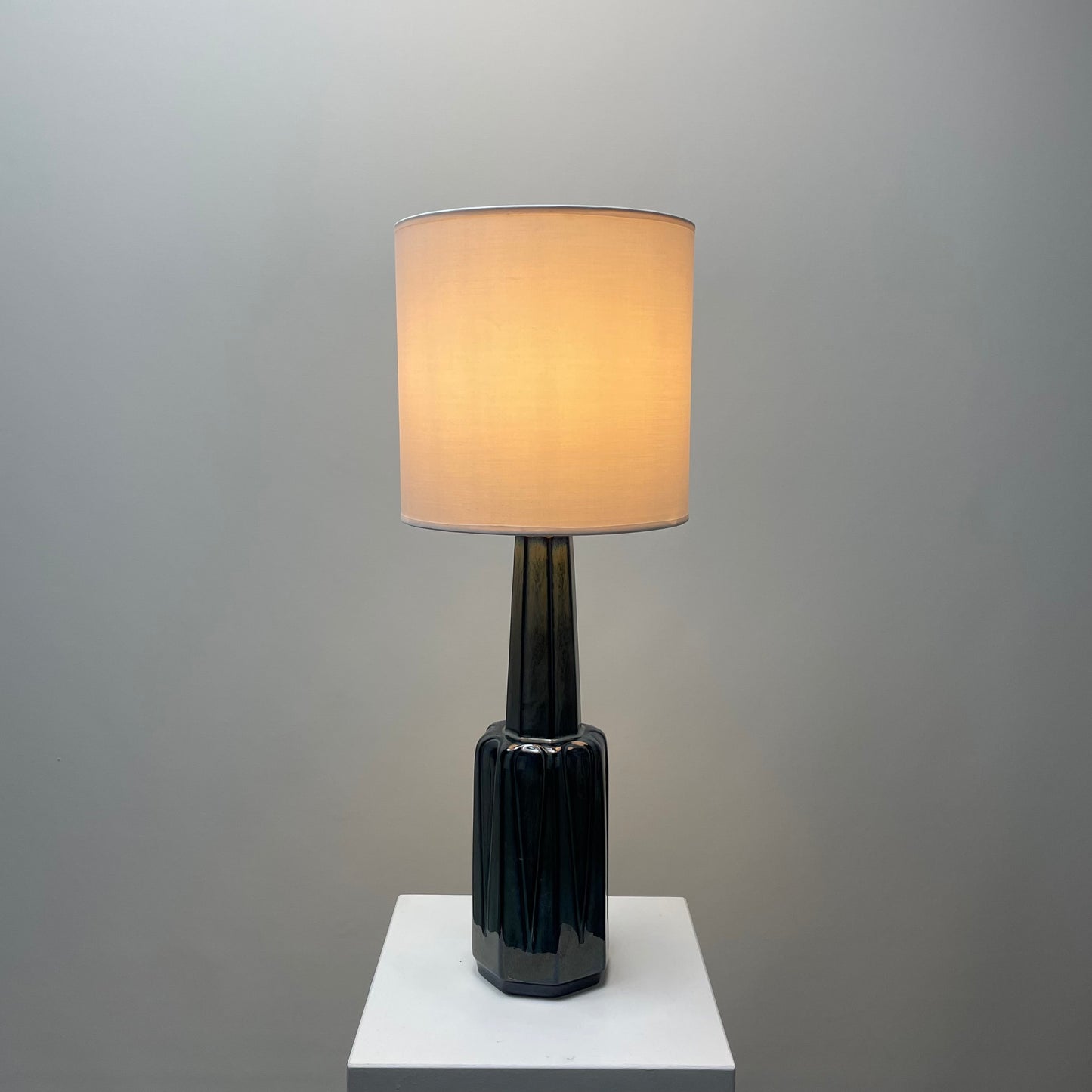 Large ceramic table lamp 1033 by Søholm Denmark Stentoj 1960
