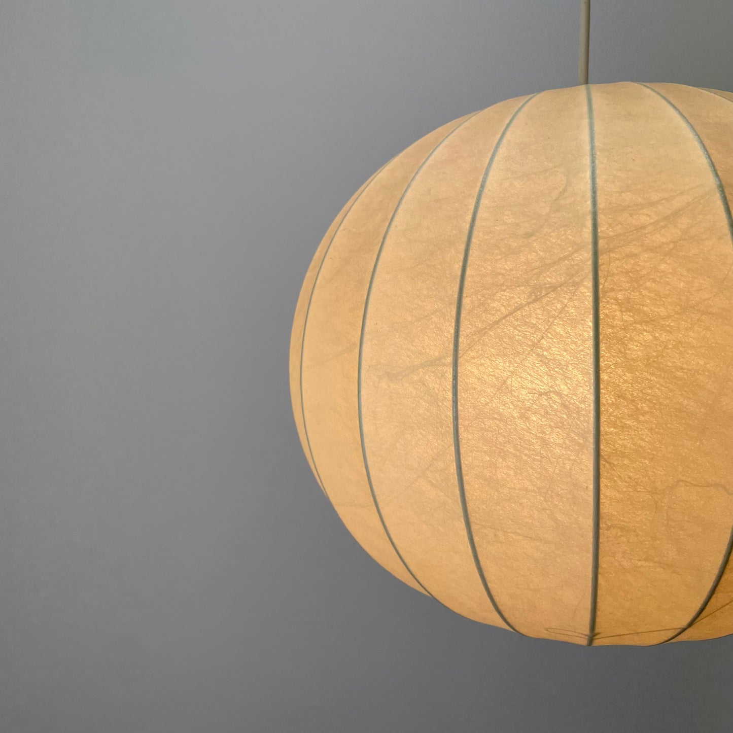 Cocoon pendant lamp by Goldkant Leuchten 1960