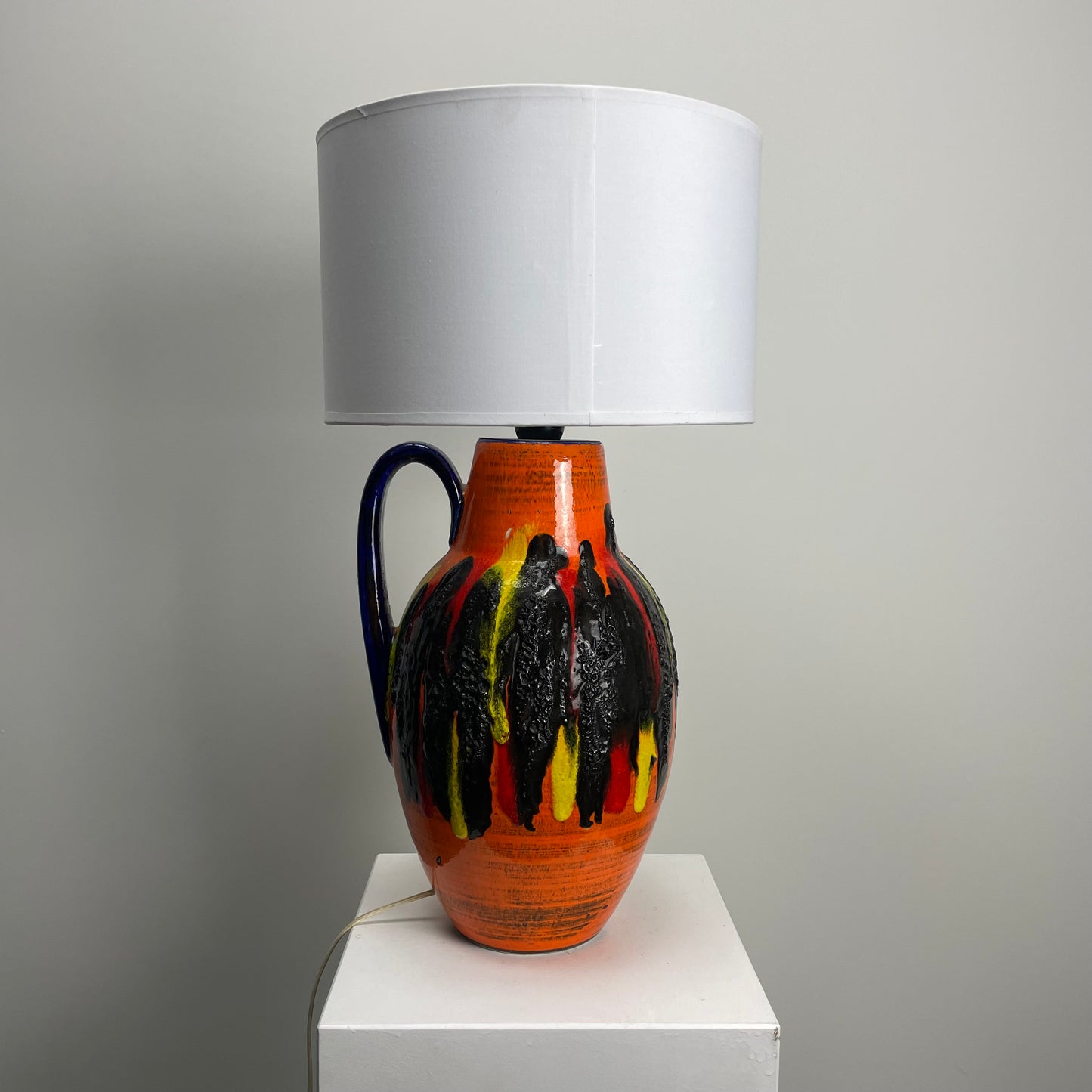 Ceramic table lamp by Scheurich from West-Germany 1960