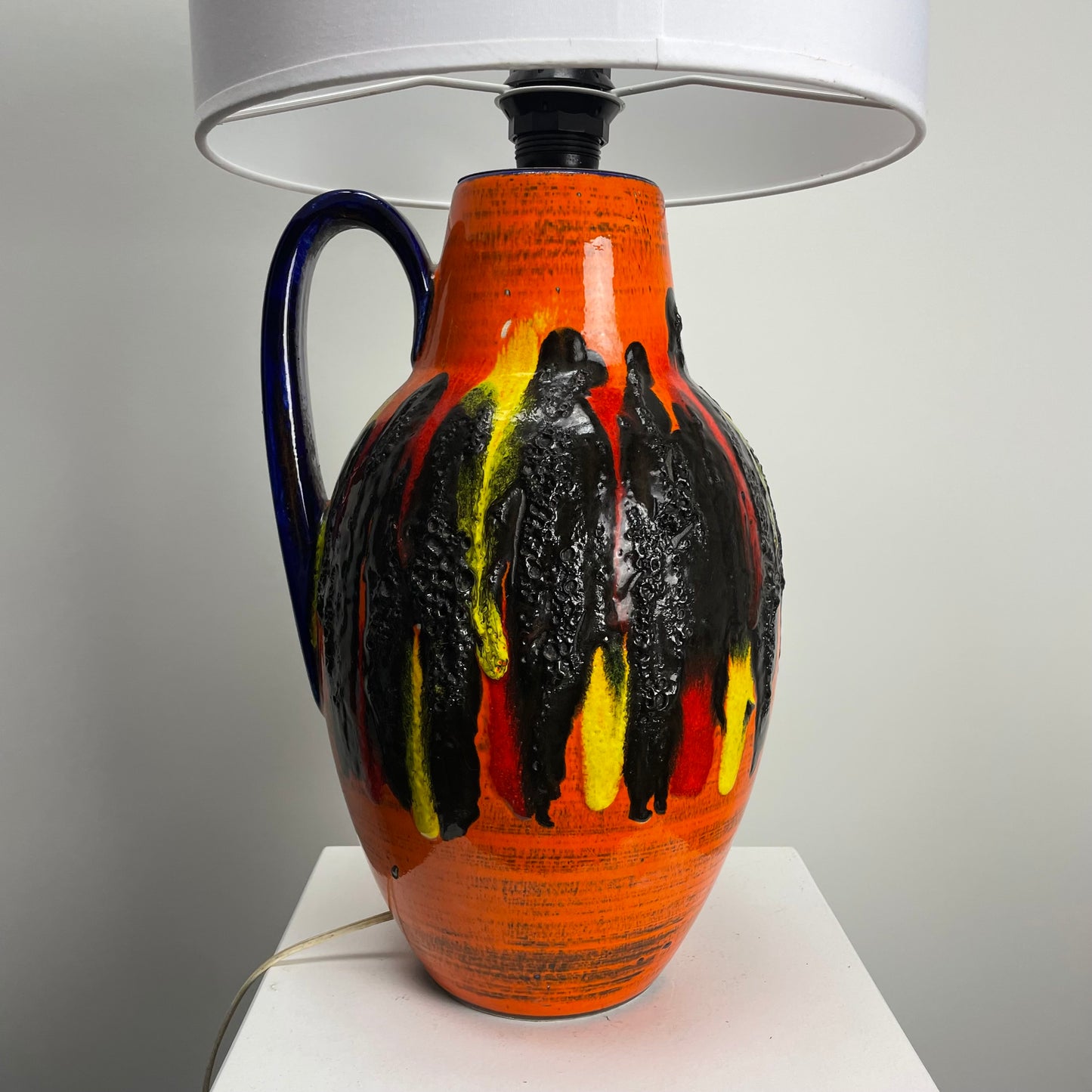 Ceramic table lamp by Scheurich from West-Germany 1960