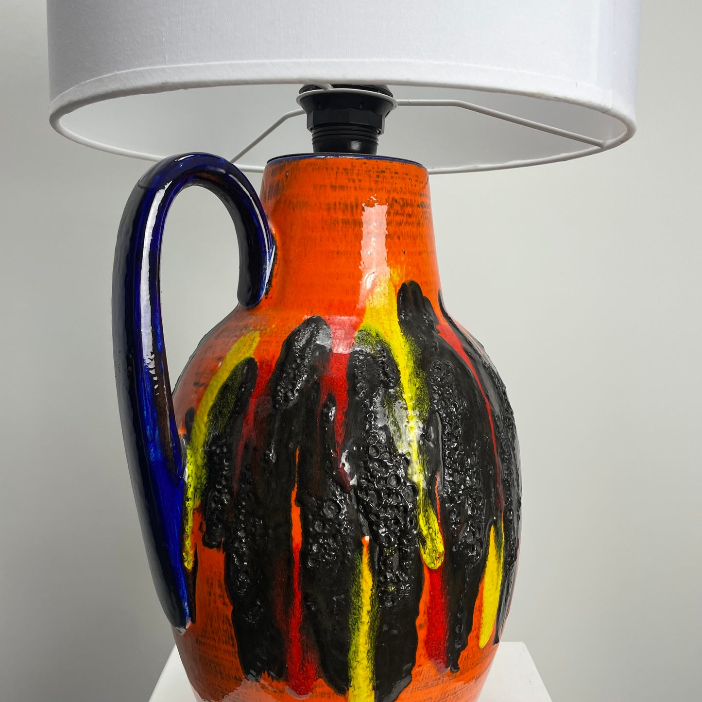 Ceramic table lamp by Scheurich from West-Germany 1960