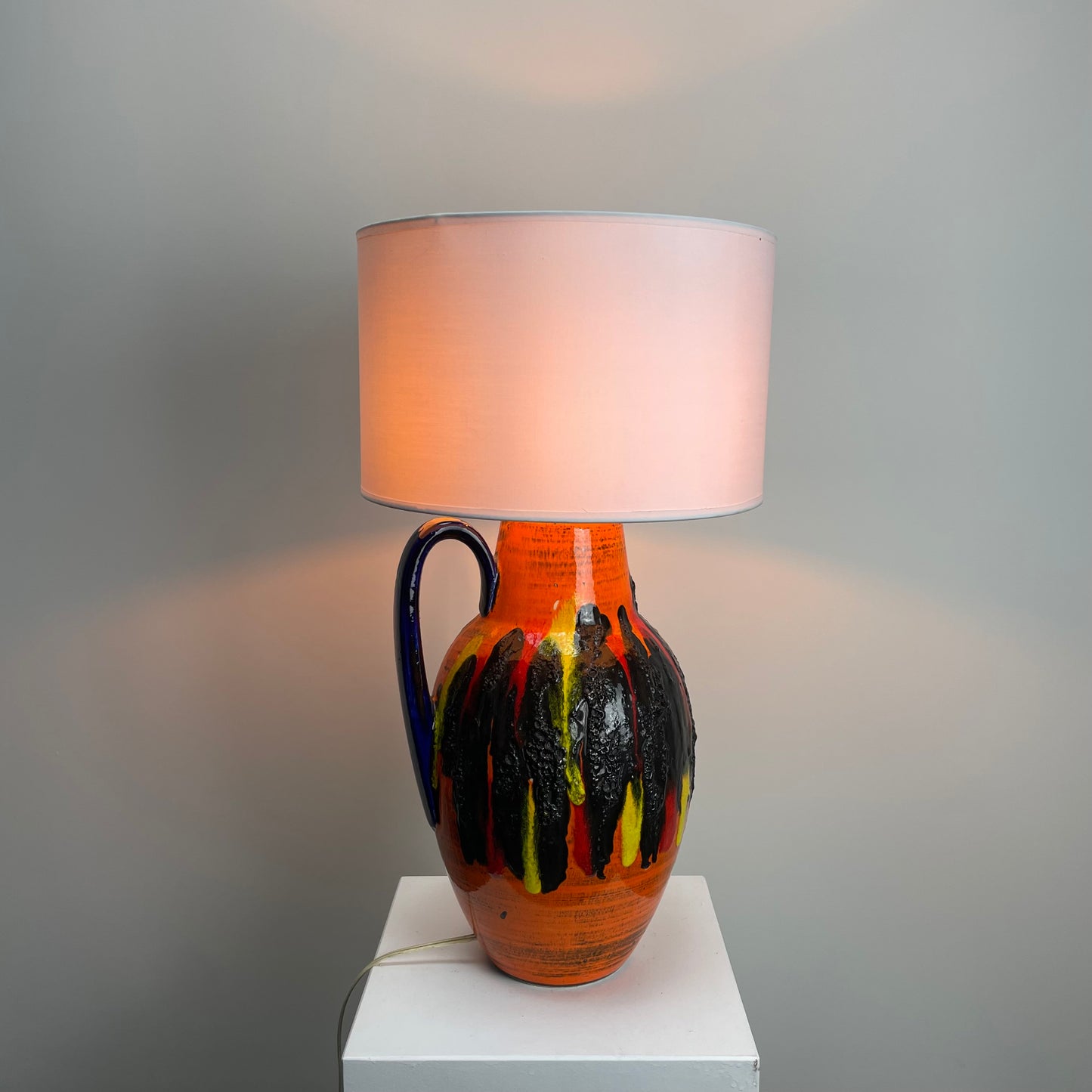 Ceramic table lamp by Scheurich from West-Germany 1960