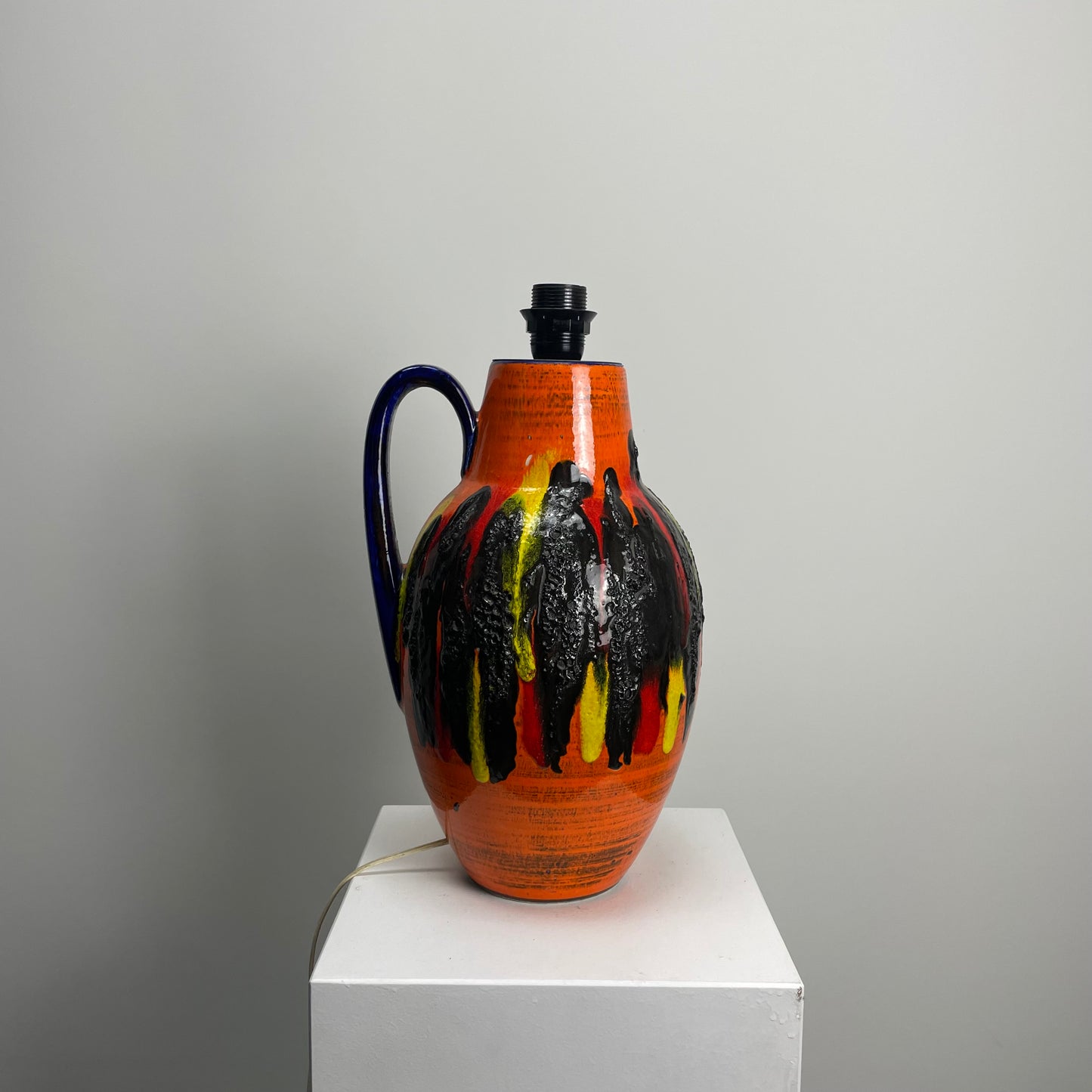 Ceramic table lamp by Scheurich from West-Germany 1960