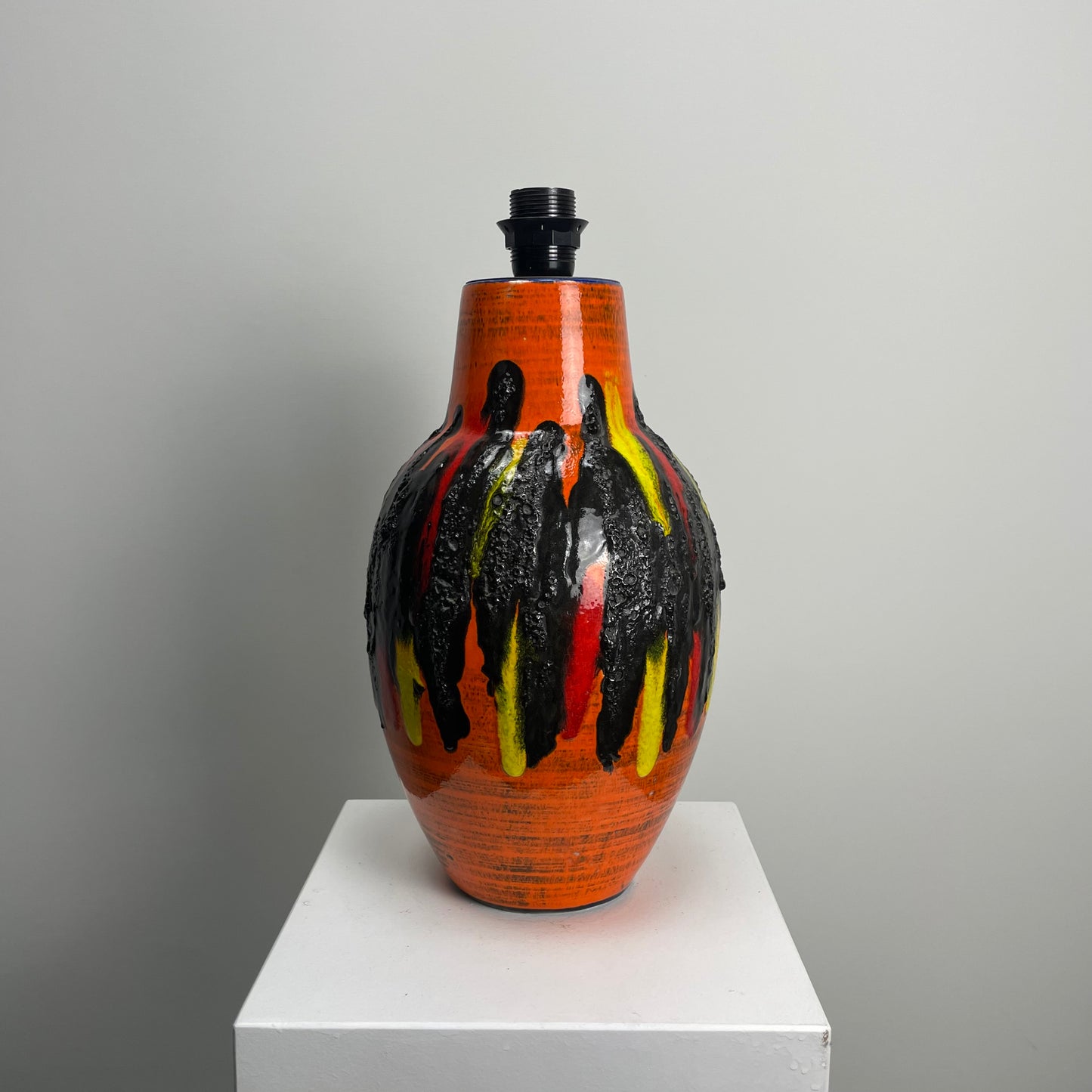 Ceramic table lamp by Scheurich from West-Germany 1960