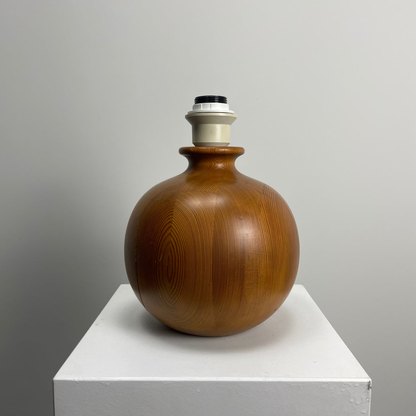 Danish teak wooden table lamp 1960