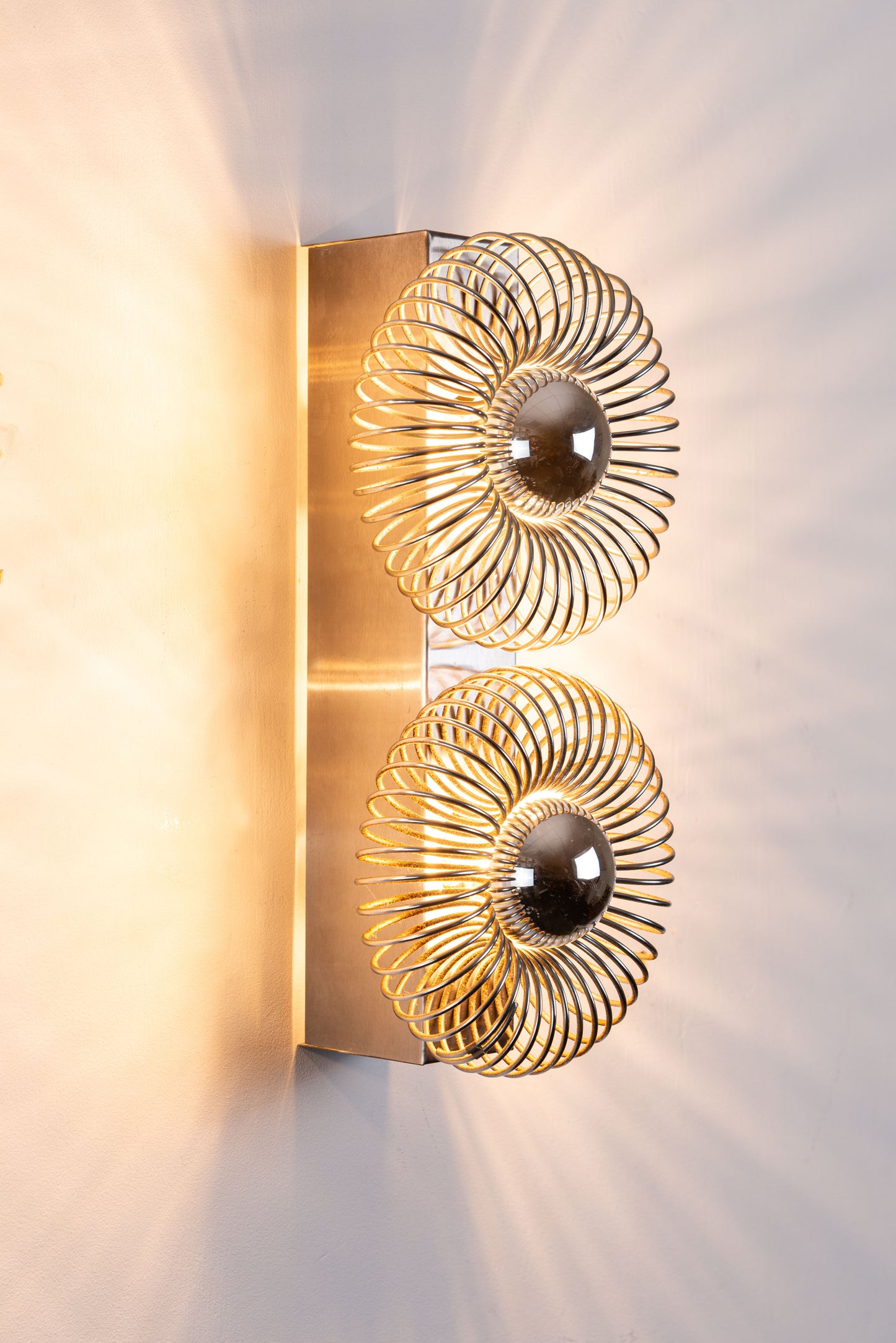 Pair of wall lamps by Philippe Rogier for Oxar France 1970