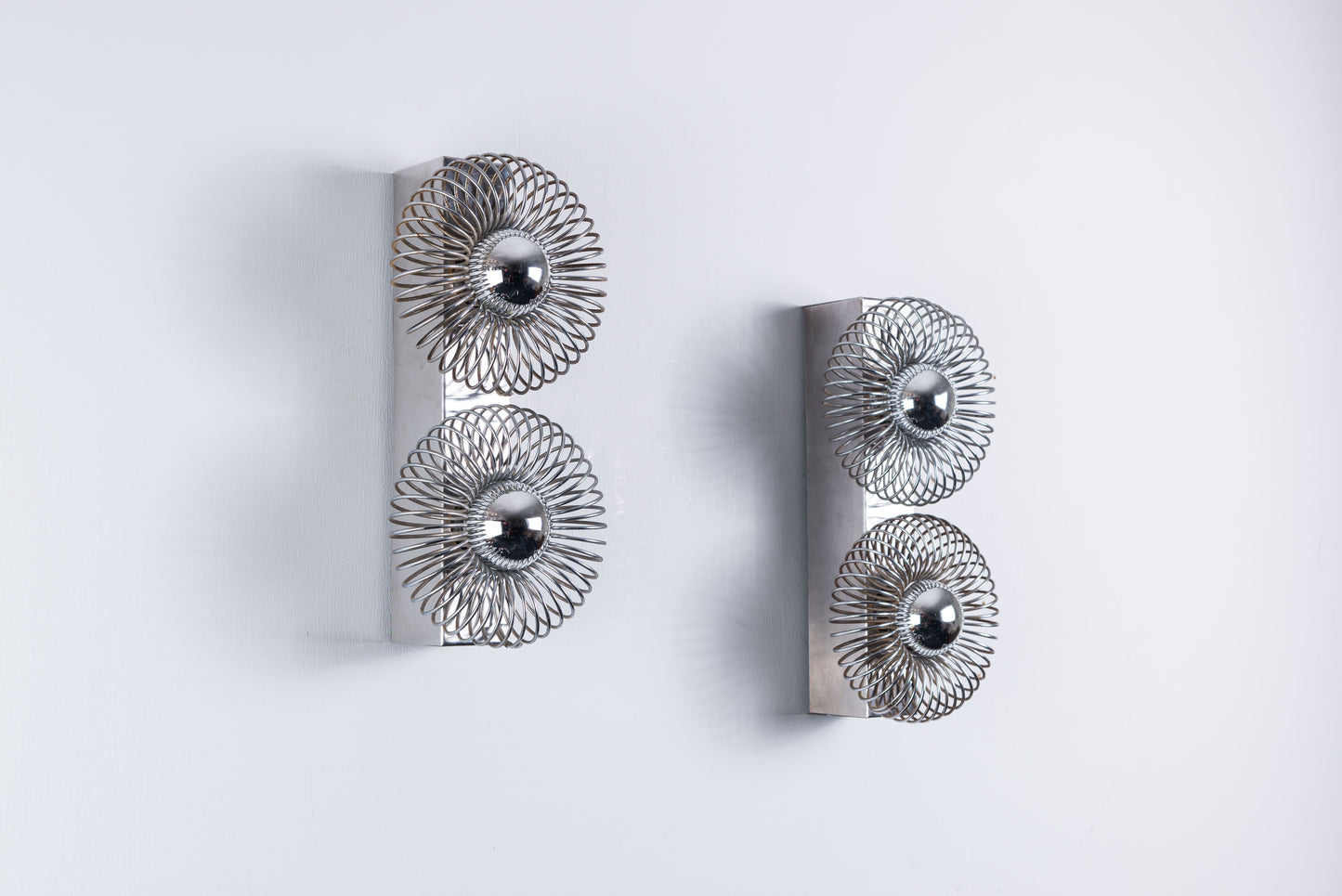 Pair of wall lamps by Philippe Rogier for Oxar France 1970