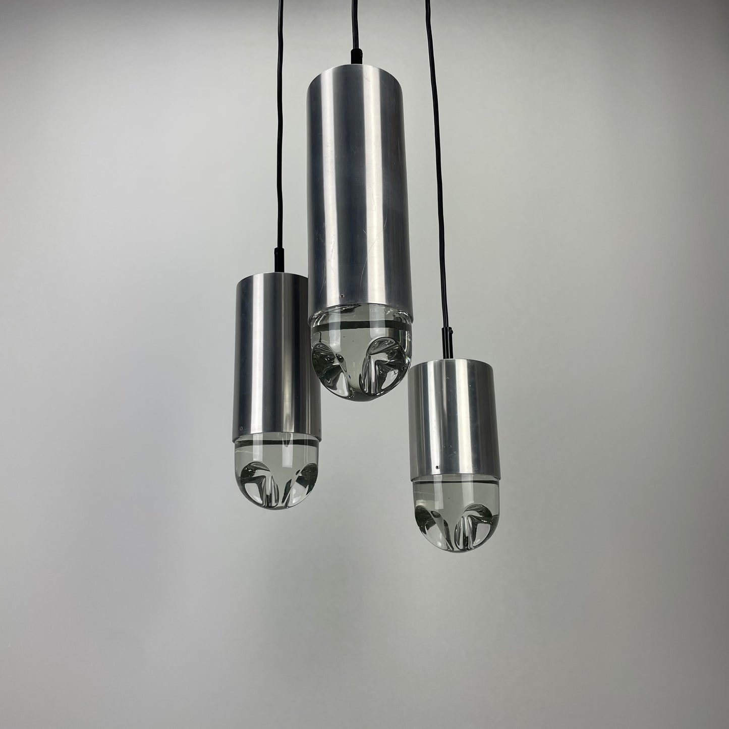 Set of 3 BULLET pendant lamps by RAAK Amsterdam 1960