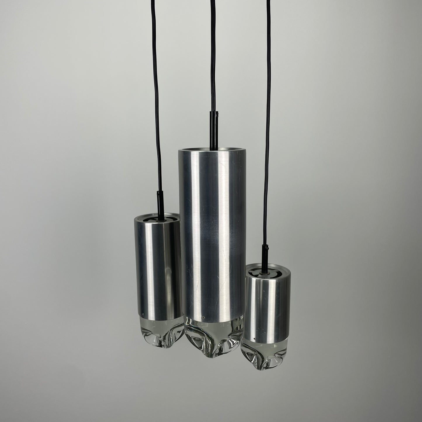 Set of 3 BULLET pendant lamps by RAAK Amsterdam 1960