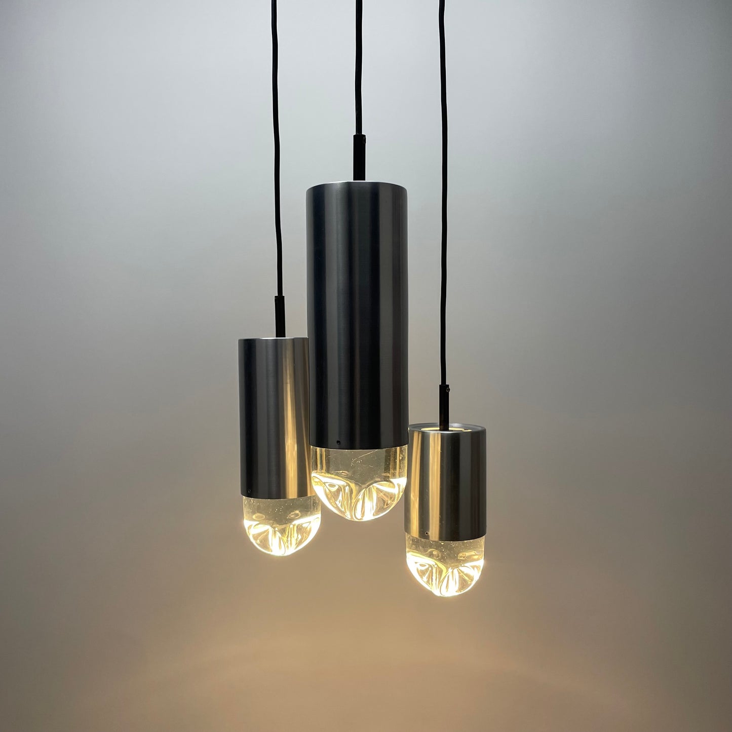 Set of 3 BULLET pendant lamps by RAAK Amsterdam 1960