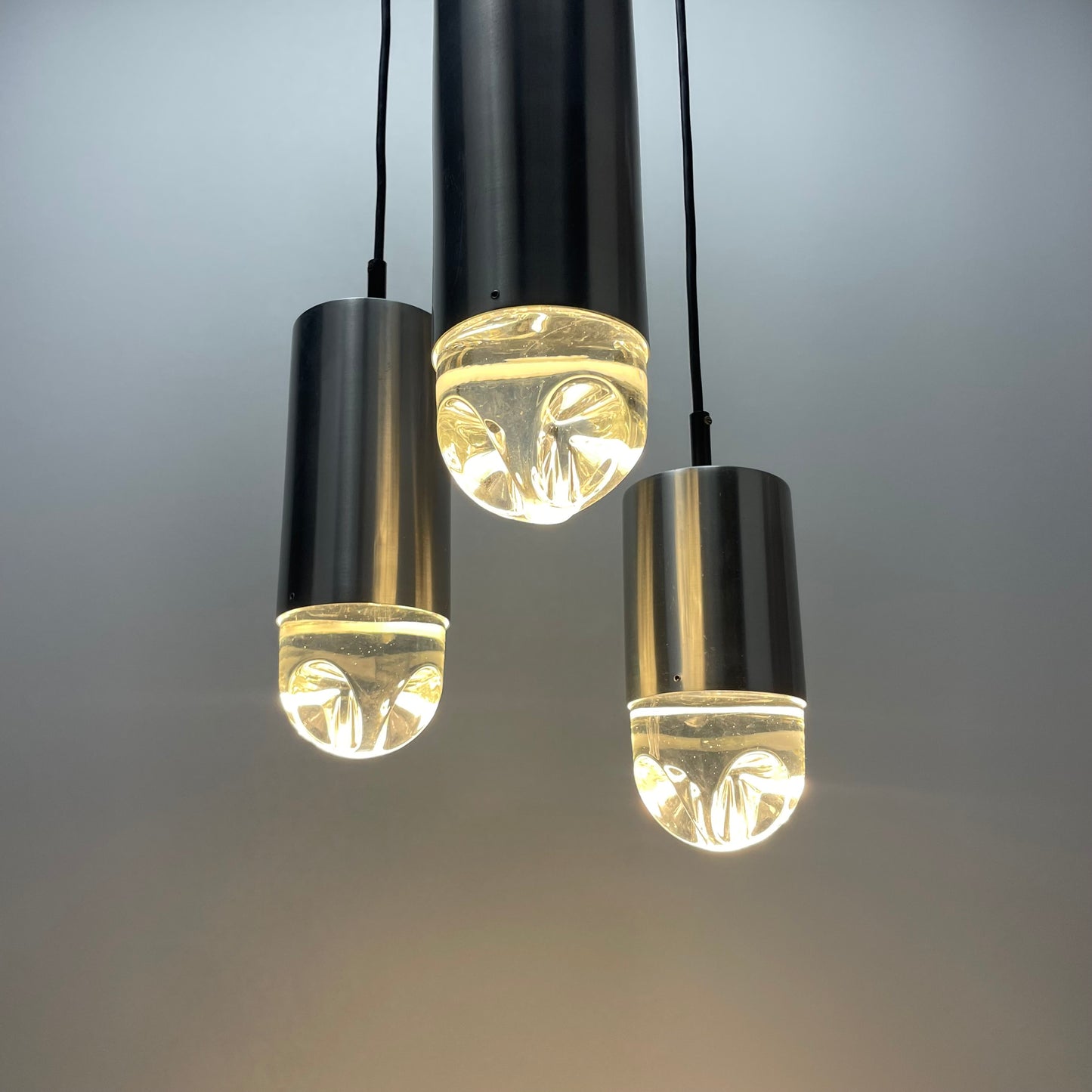 Set of 3 BULLET pendant lamps by RAAK Amsterdam 1960