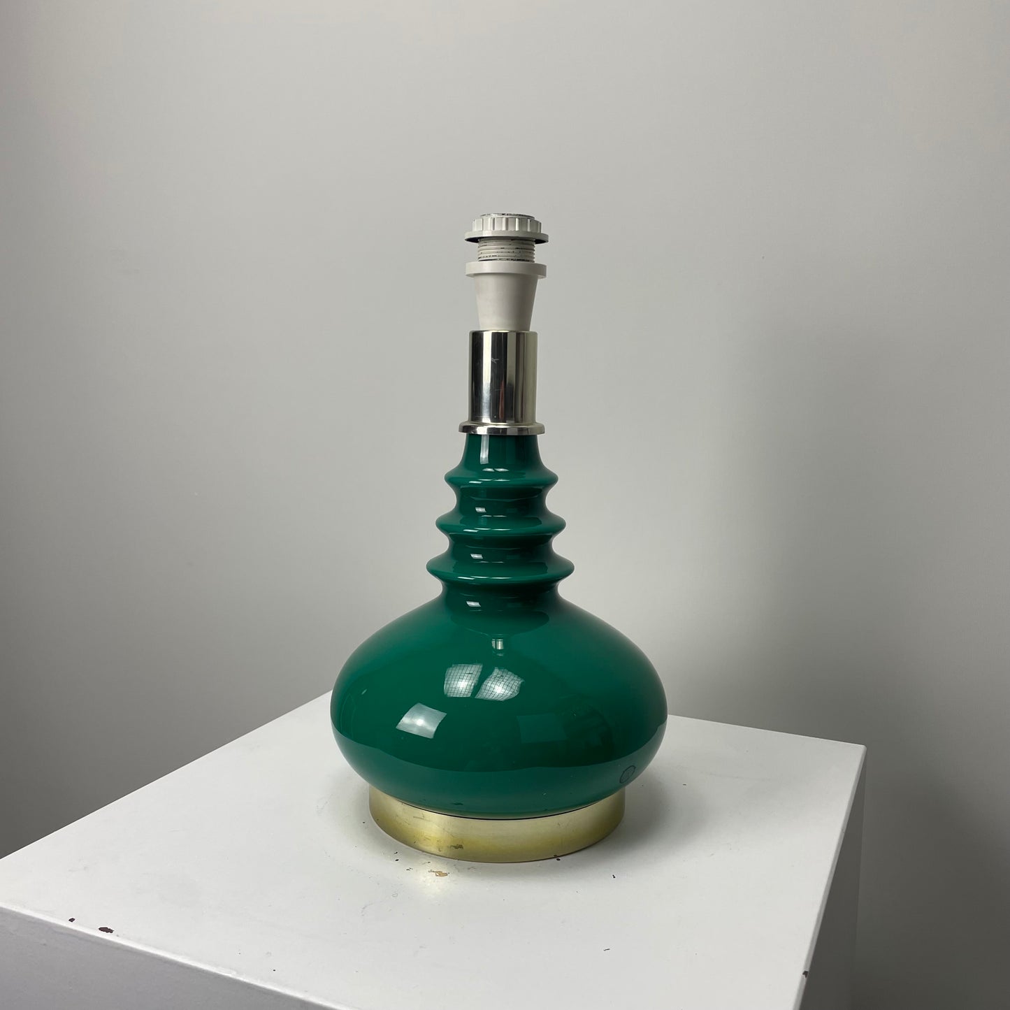 Galaxy green table lamp by Peill & Putzler 1960
