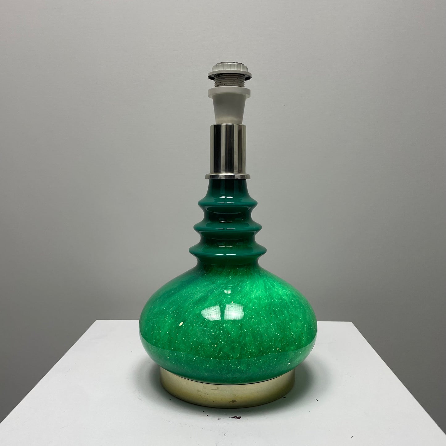Galaxy green table lamp by Peill & Putzler 1960