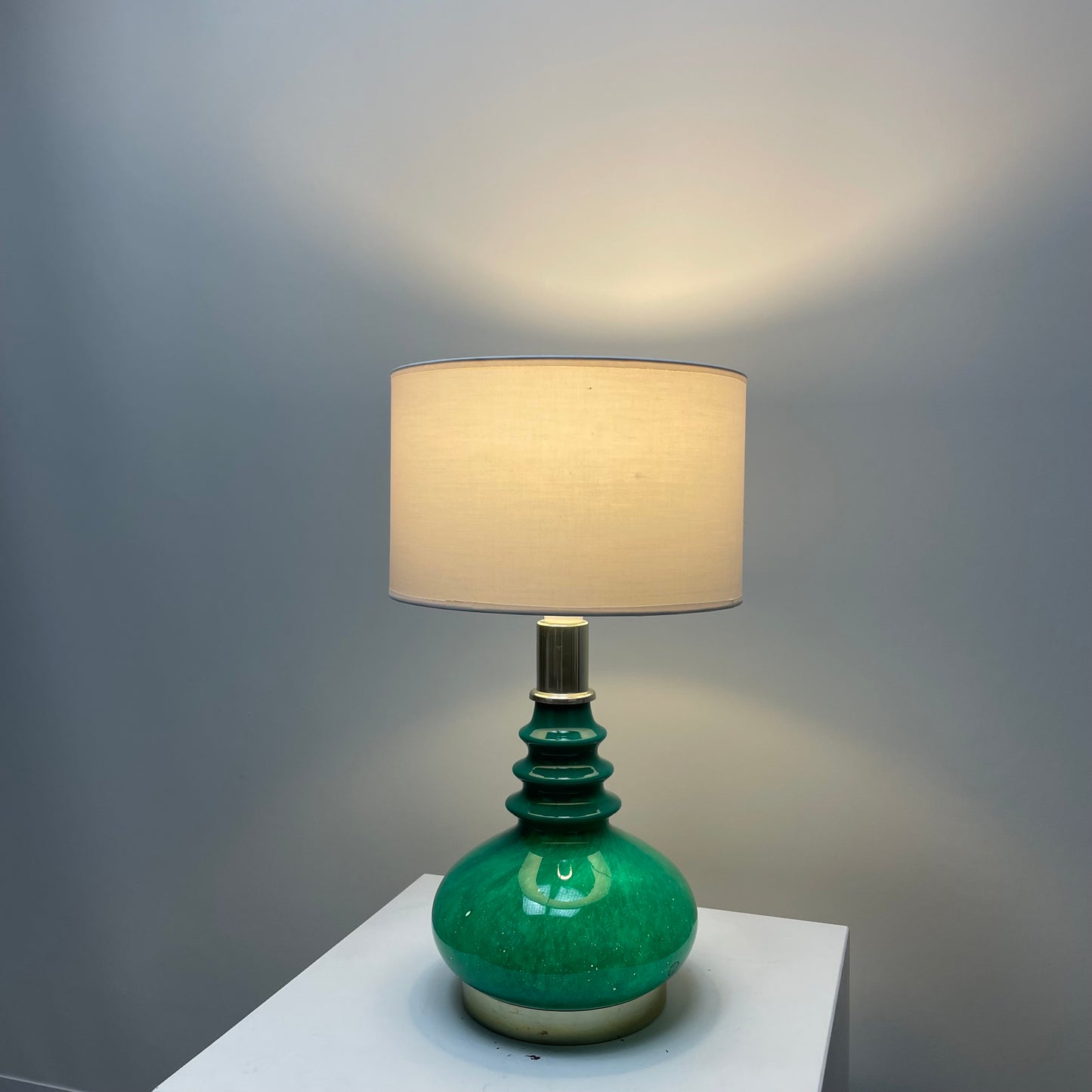 Galaxy green table lamp by Peill & Putzler 1960