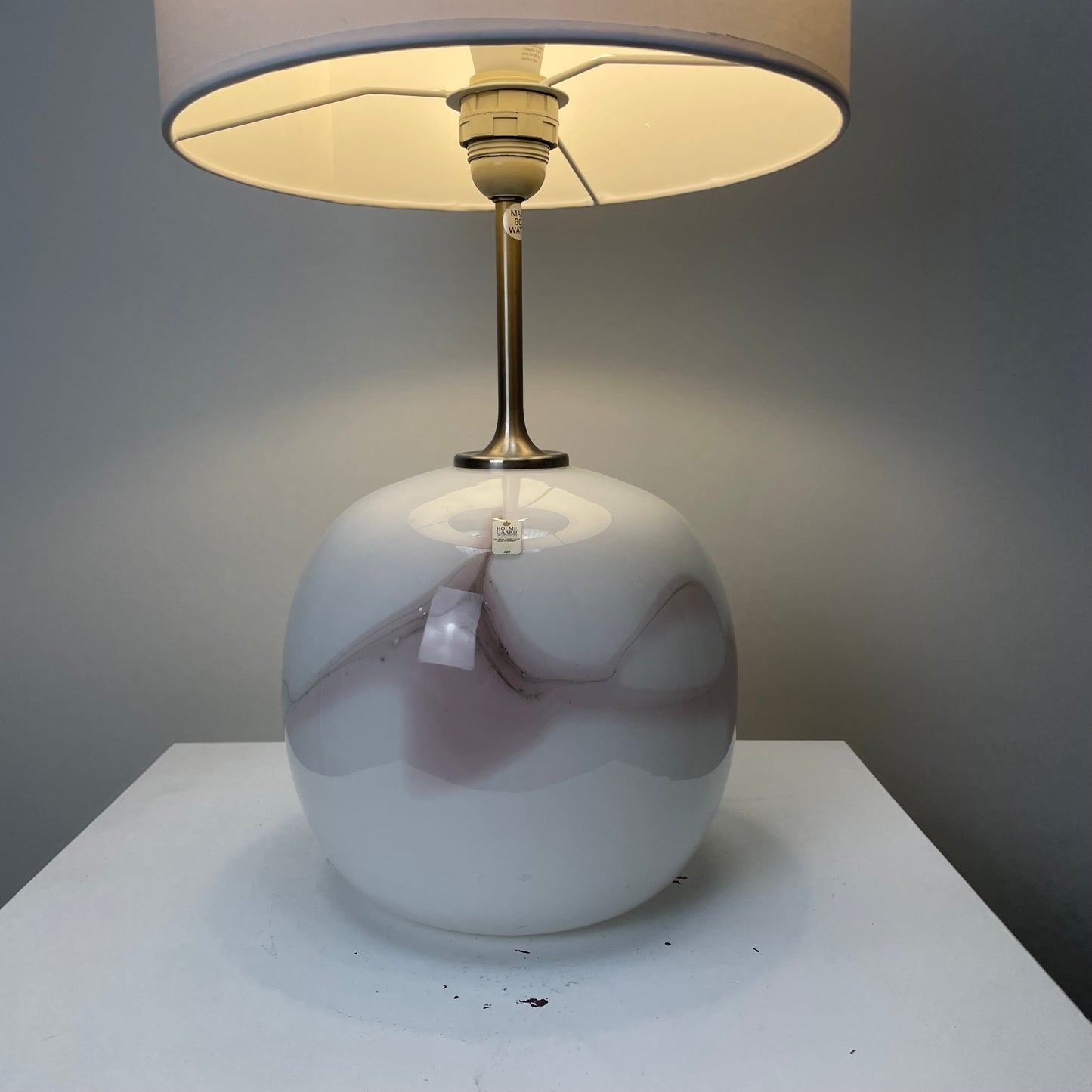 SAKURA table lamp by Michael Bang for Holmegaard, Denmark 1980