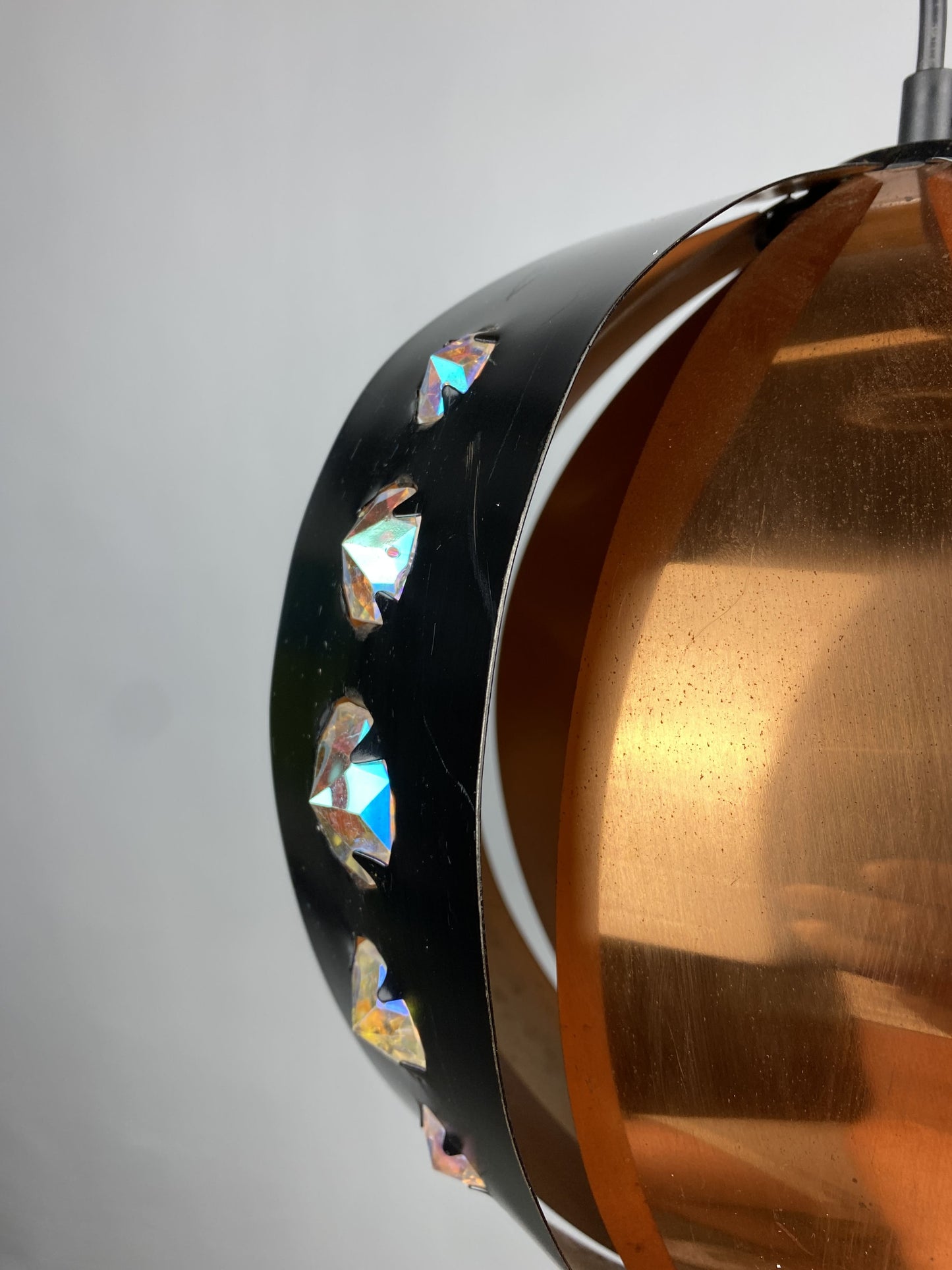 Pendant light by Werner Schou for Coronell Electrical Denmark 1960