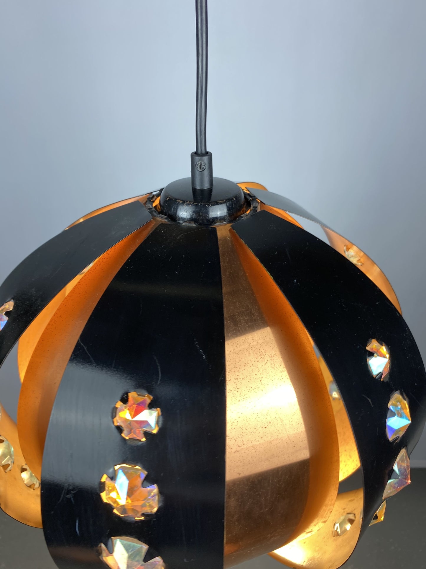 Pendant light by Werner Schou for Coronell Electrical Denmark 1960