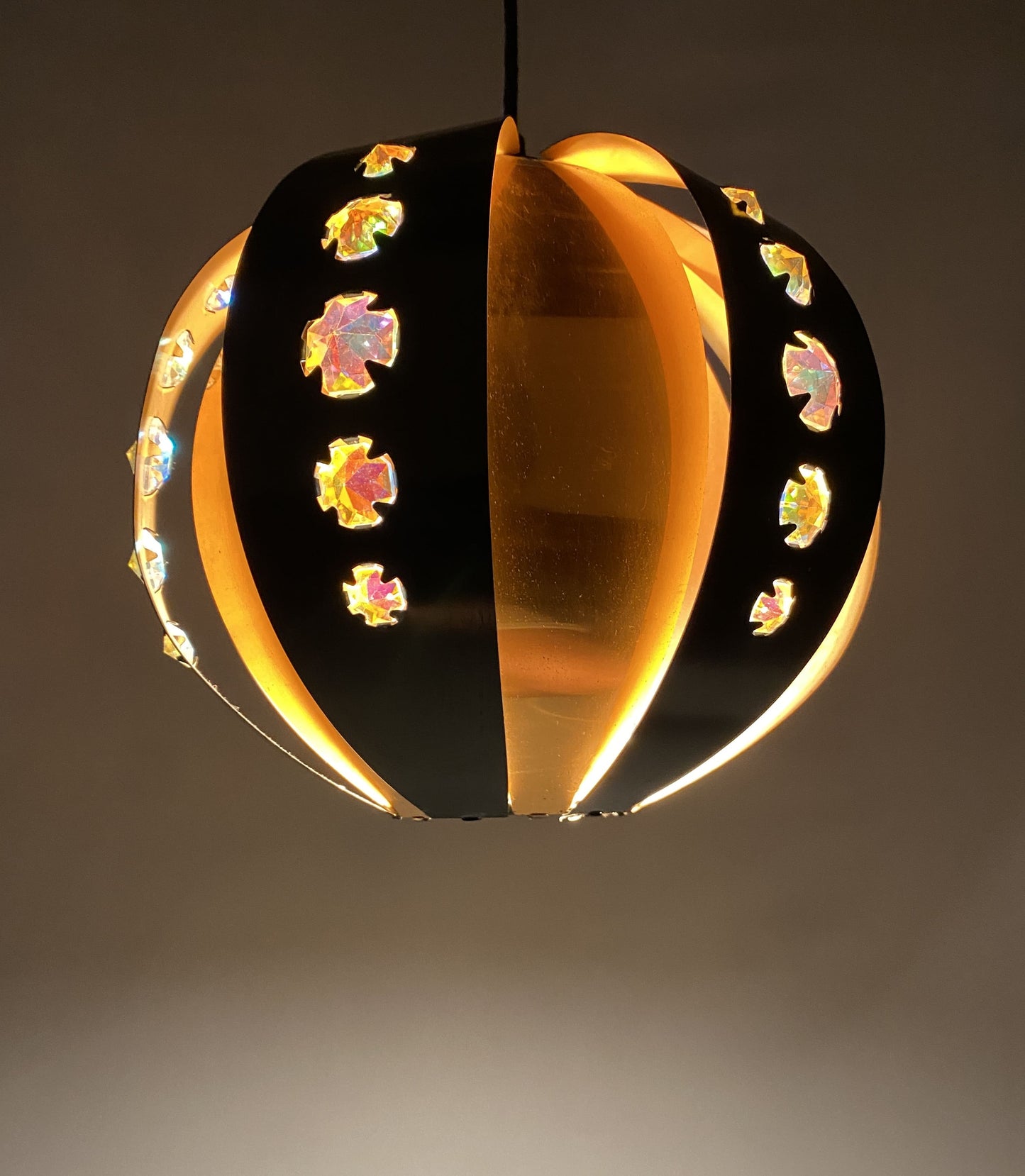 Pendant light by Werner Schou for Coronell Electrical Denmark 1960