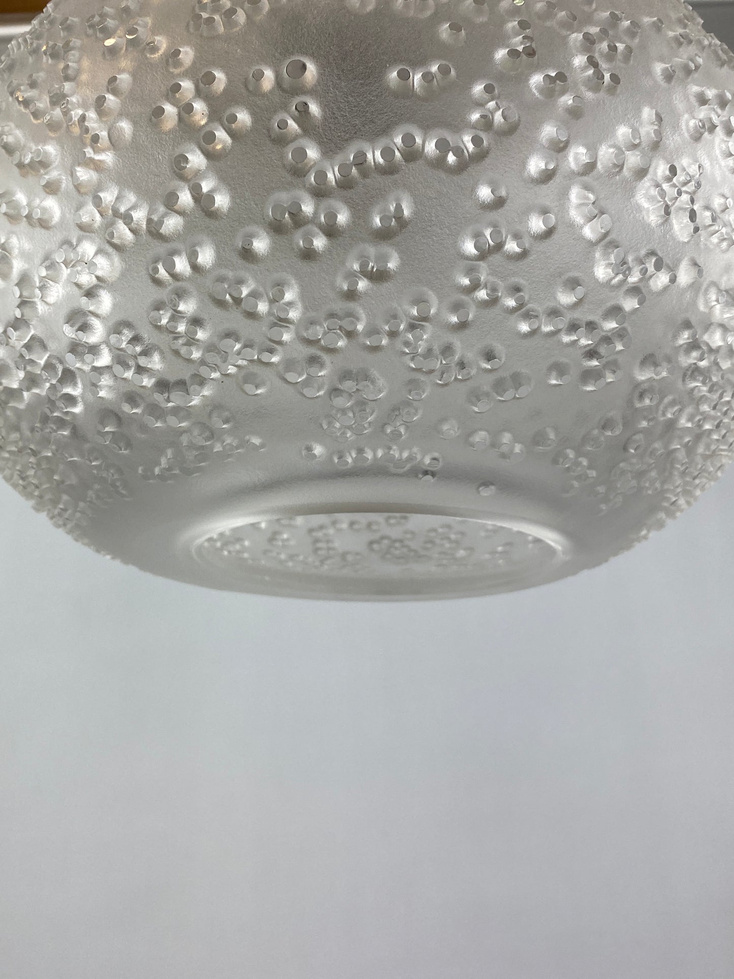 Droplet shaped large pendant light 'Patmos' by Horst Tüselmann for Peill & Putzler