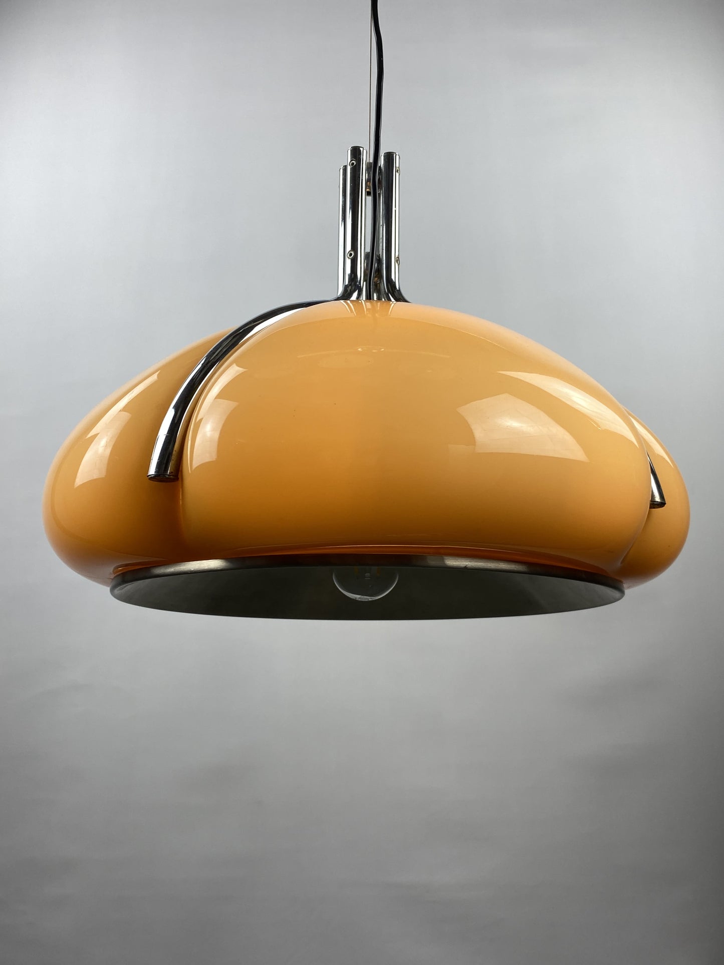 Brown Quadrifoglio pendant lamp designed by Harvey Guzzini for Meblo