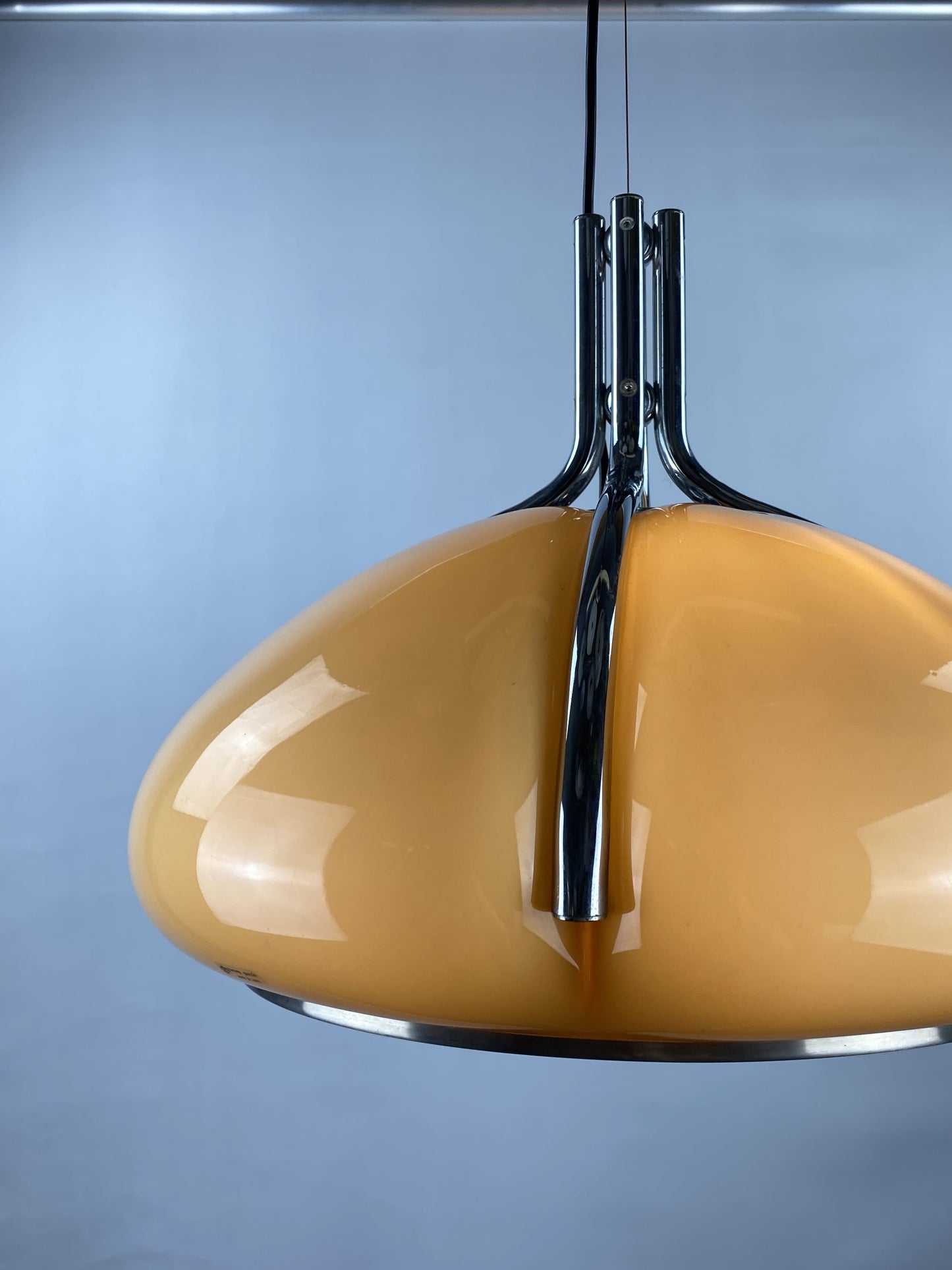 Brown Quadrifoglio pendant lamp designed by Harvey Guzzini for Meblo
