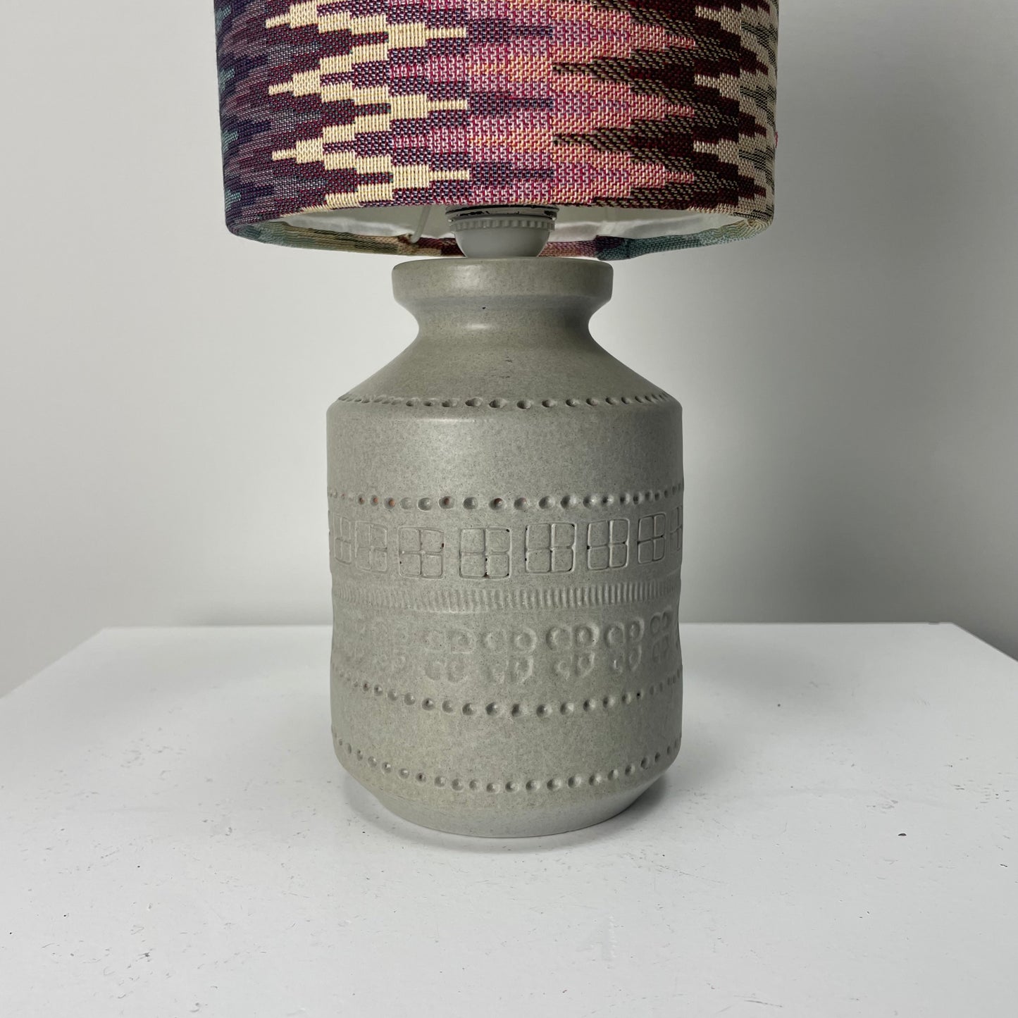 Bitossi style ceramic table lamp from Italy 1960