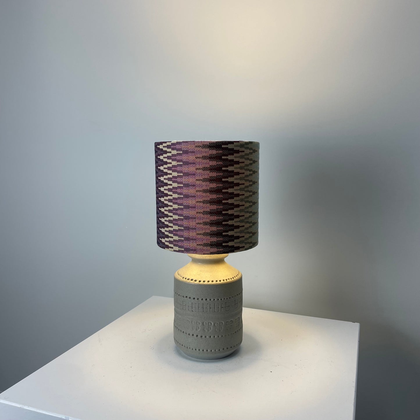 Bitossi style ceramic table lamp from Italy 1960