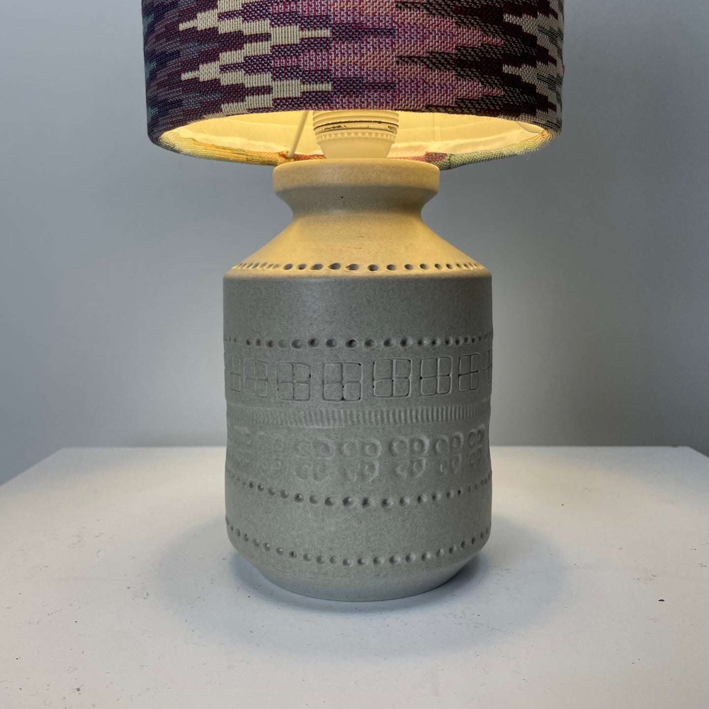 Bitossi style ceramic table lamp from Italy 1960
