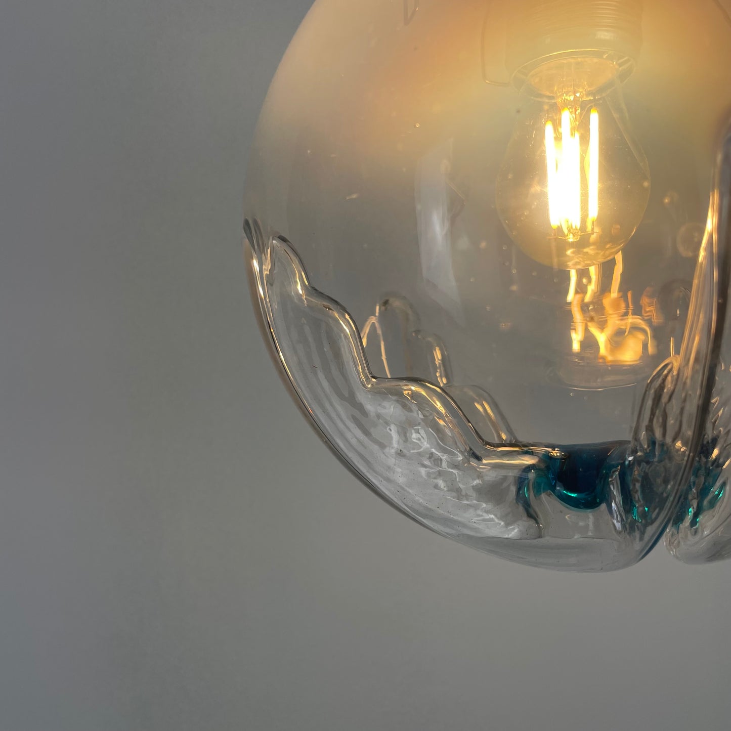 Murano mazzega pendant lamp 1960