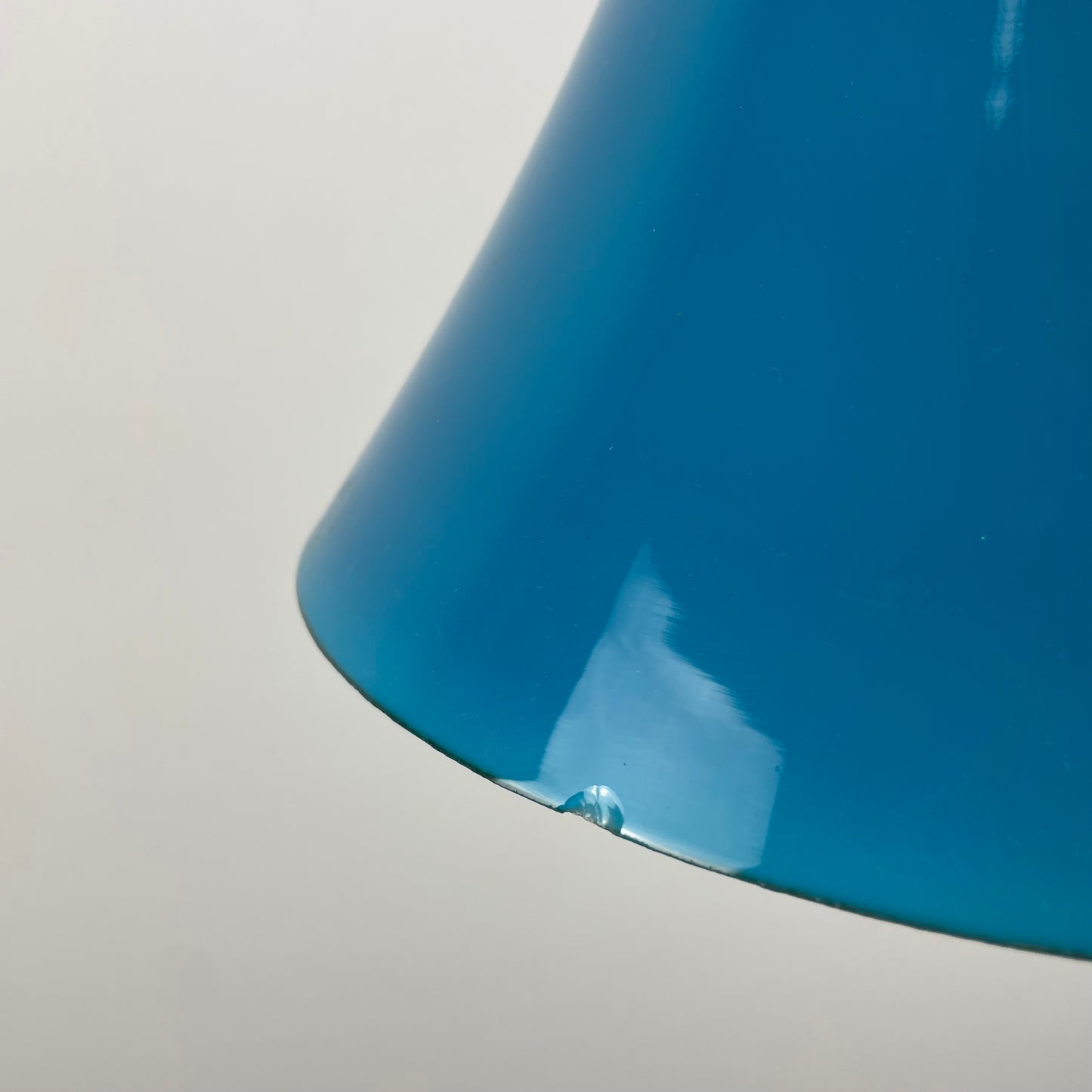 Rare blue glass pendant light TOKYO by Wilhelm Braun-Feldweg for Peill & Putzler 1960