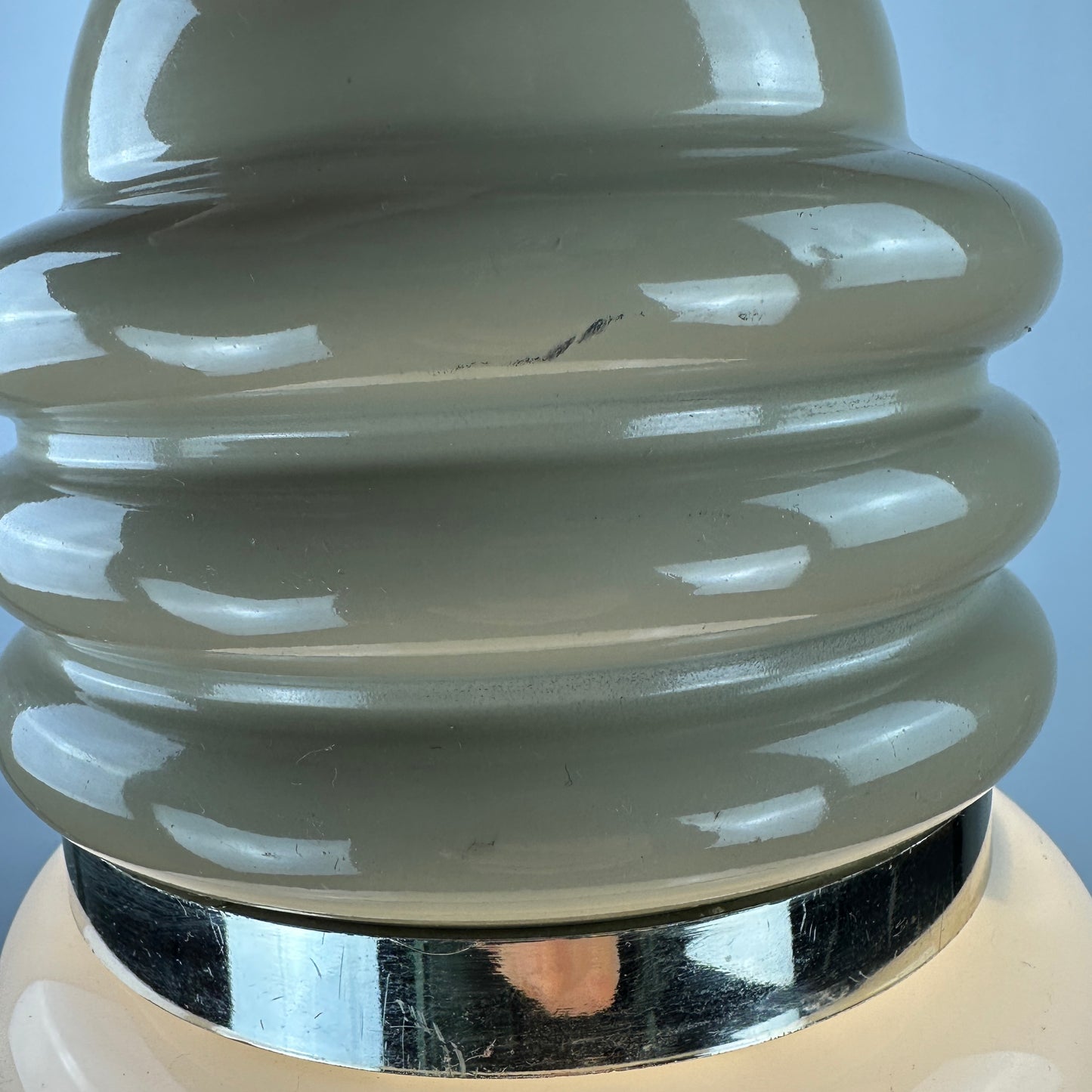 Large Italian glass droplet pendant light by Enrico Tronconi, 1960