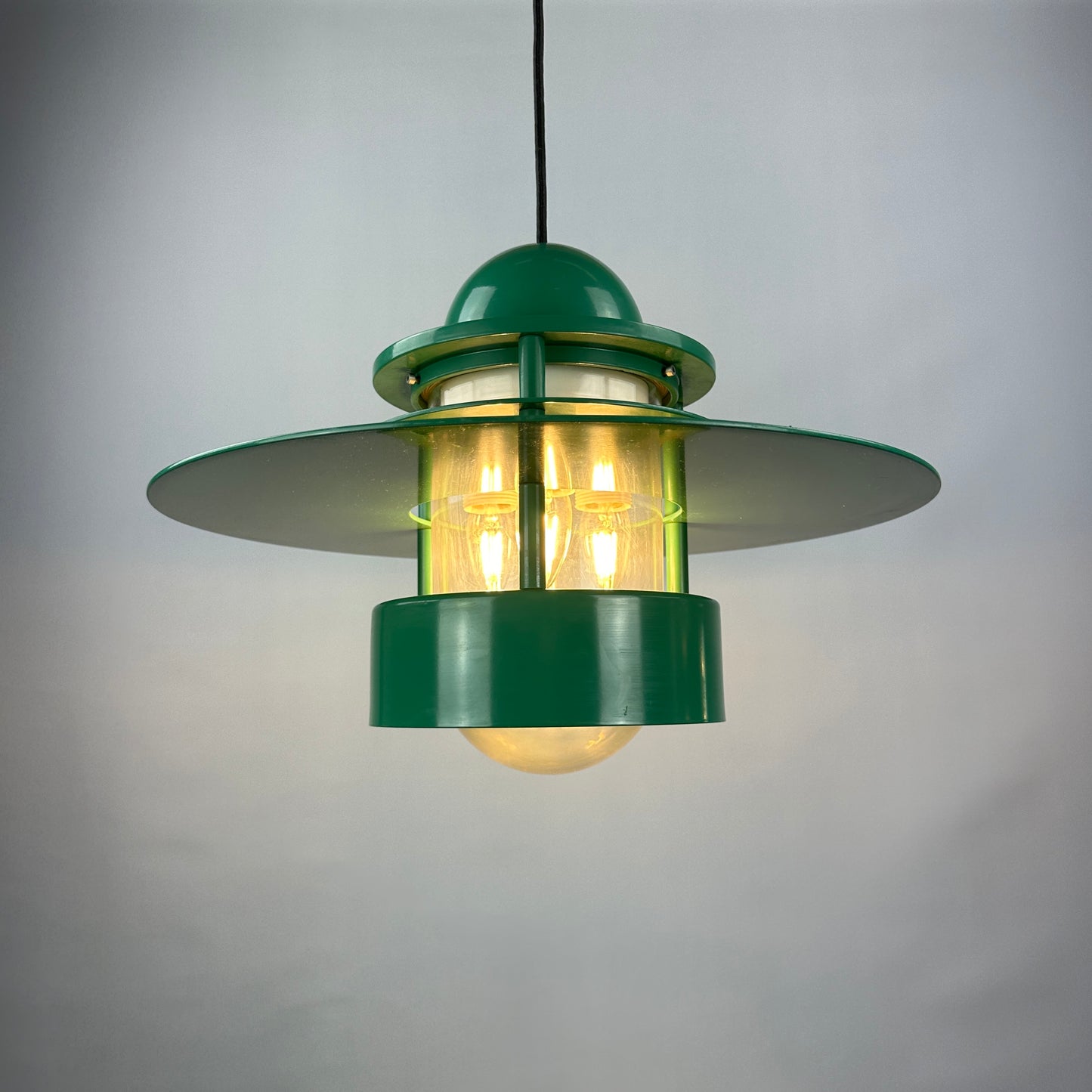 1 of 20 Louis Poulsen green pendant light Orbiter XL by Jens Møller Jensen