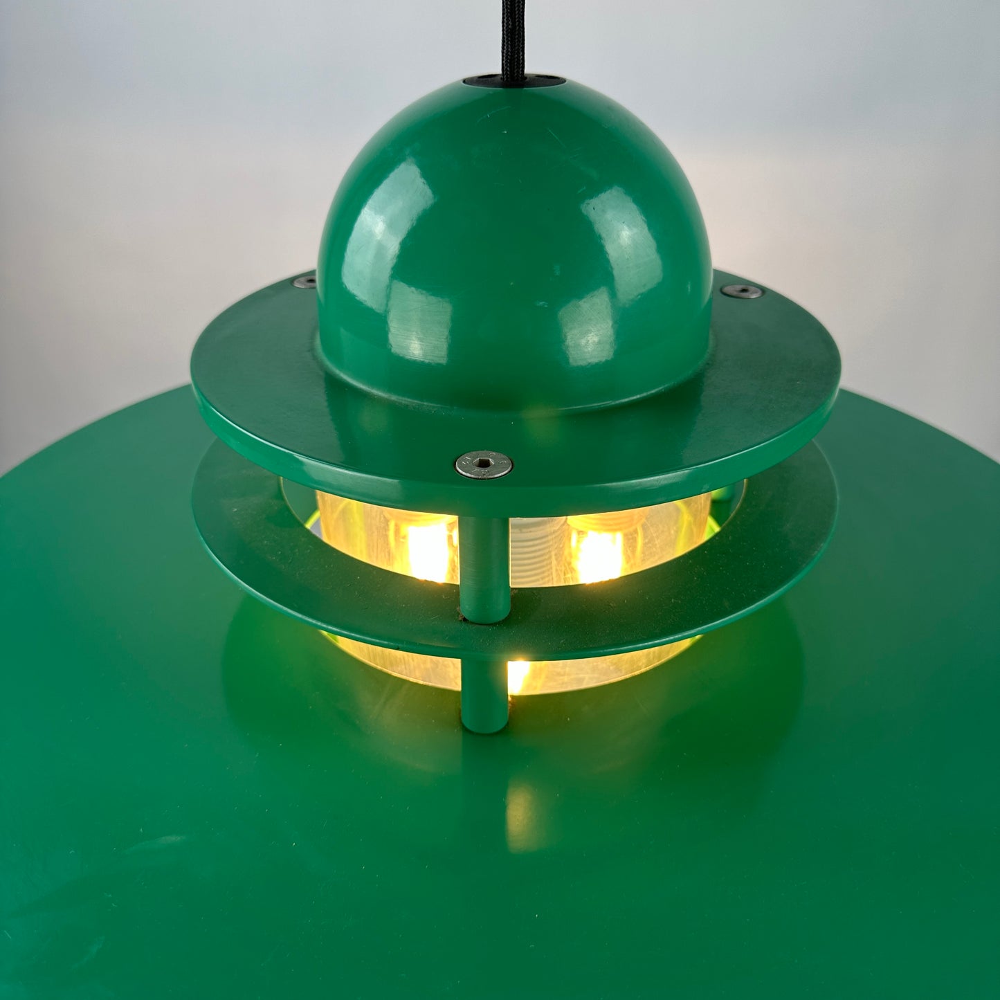 1 of 20 Louis Poulsen green pendant light Orbiter XL by Jens Møller Jensen