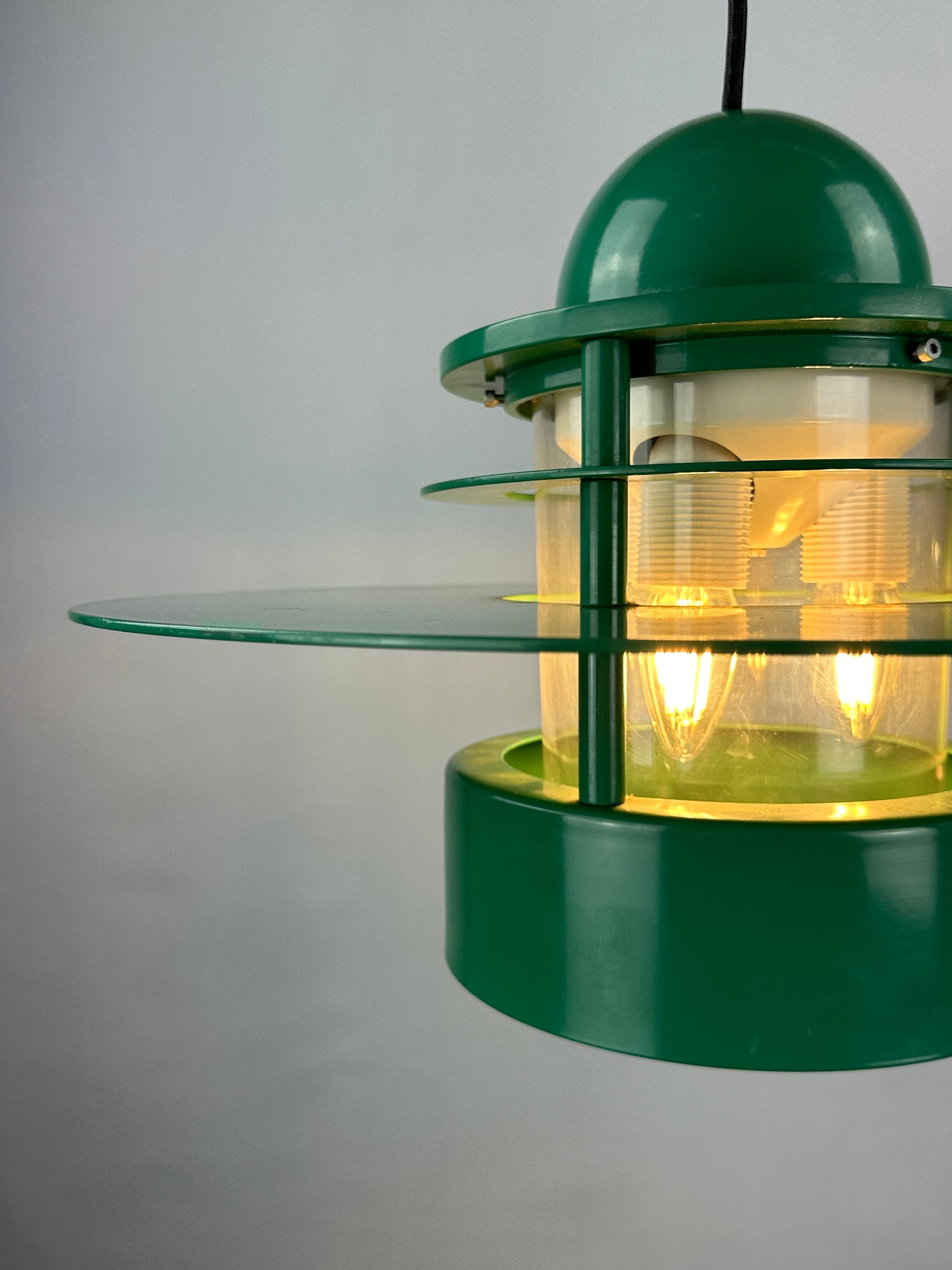 1 of 20 Louis Poulsen green pendant light Orbiter XL by Jens Møller Jensen