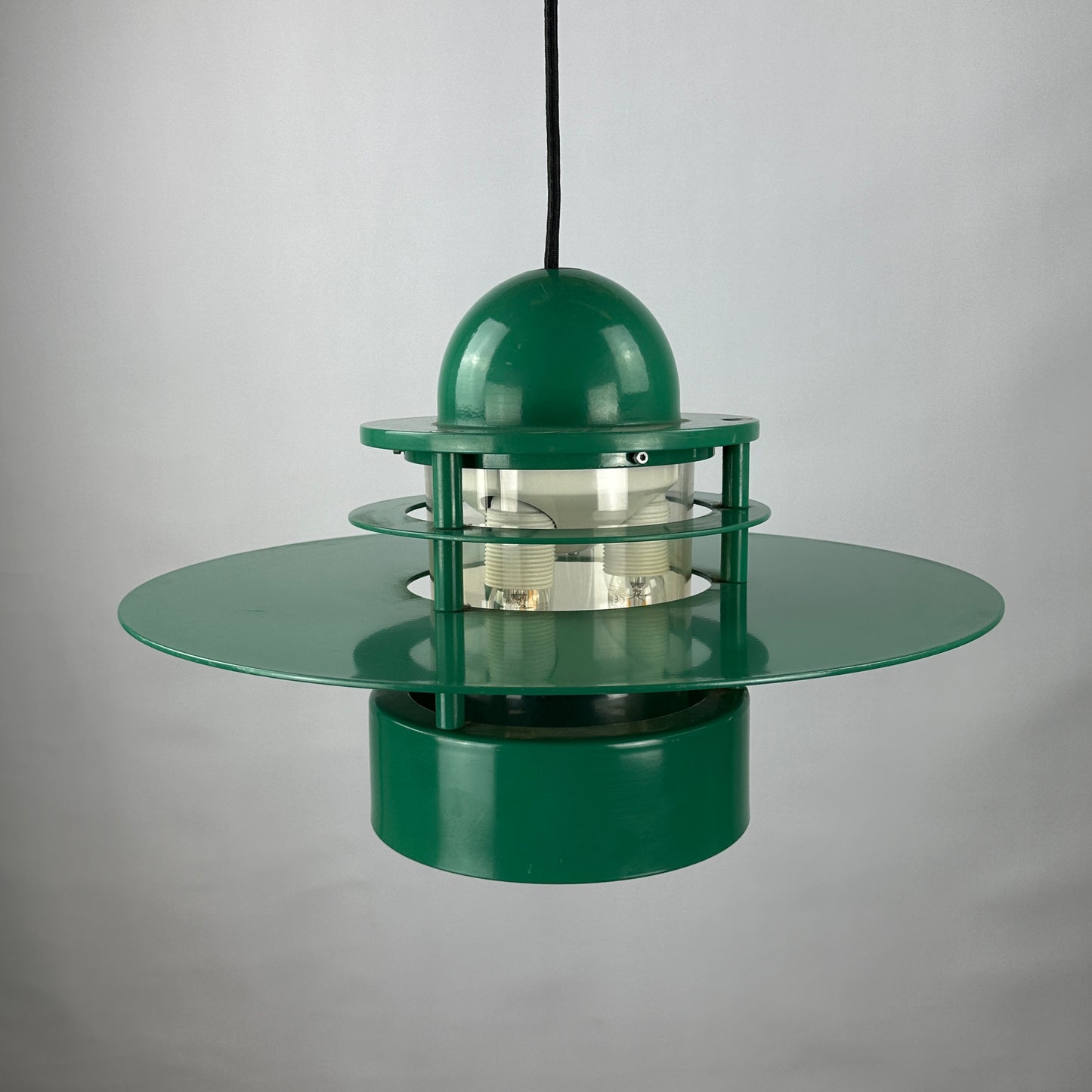 1 of 20 Louis Poulsen green pendant light Orbiter XL by Jens Møller Jensen