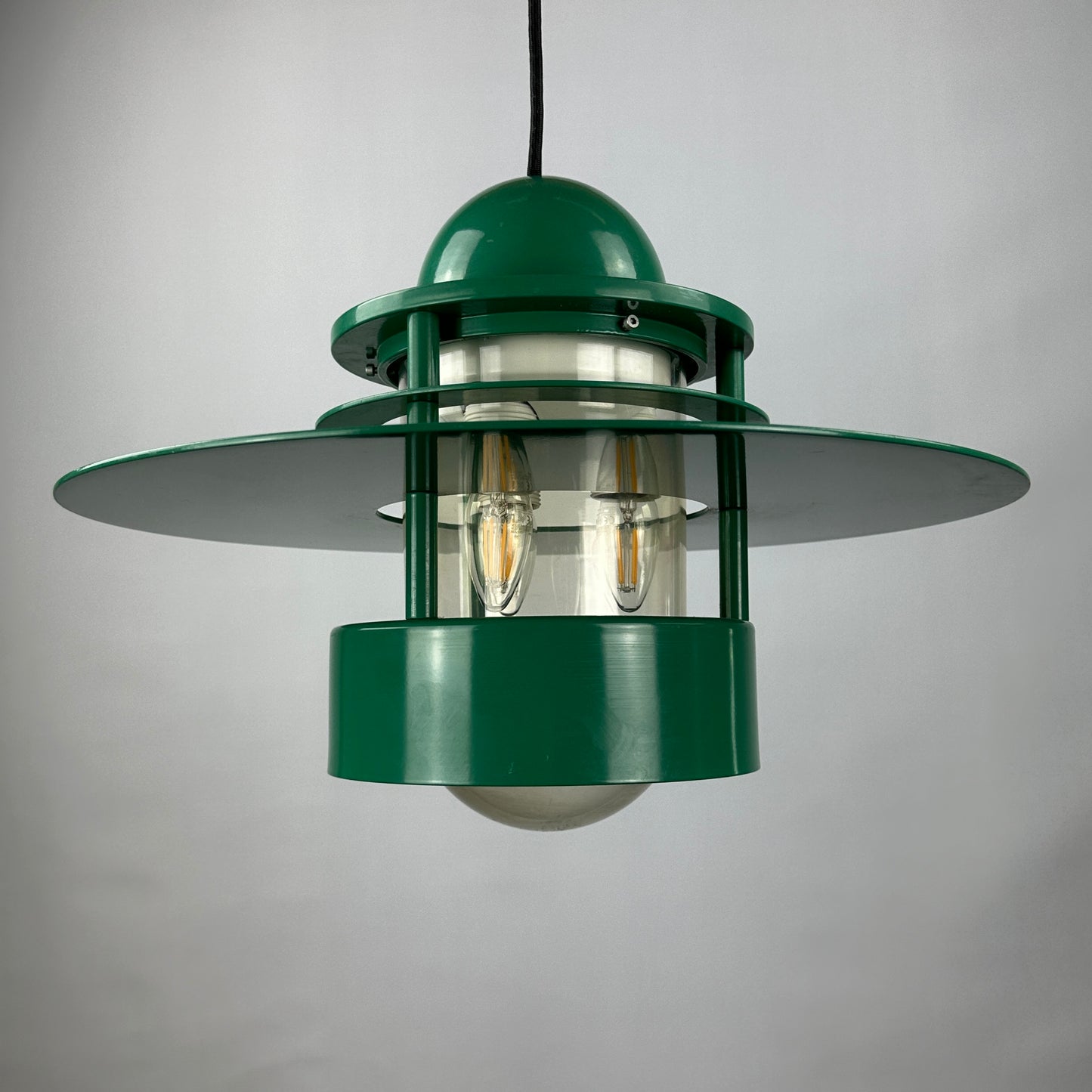 1 of 20 Louis Poulsen green pendant light Orbiter XL by Jens Møller Jensen